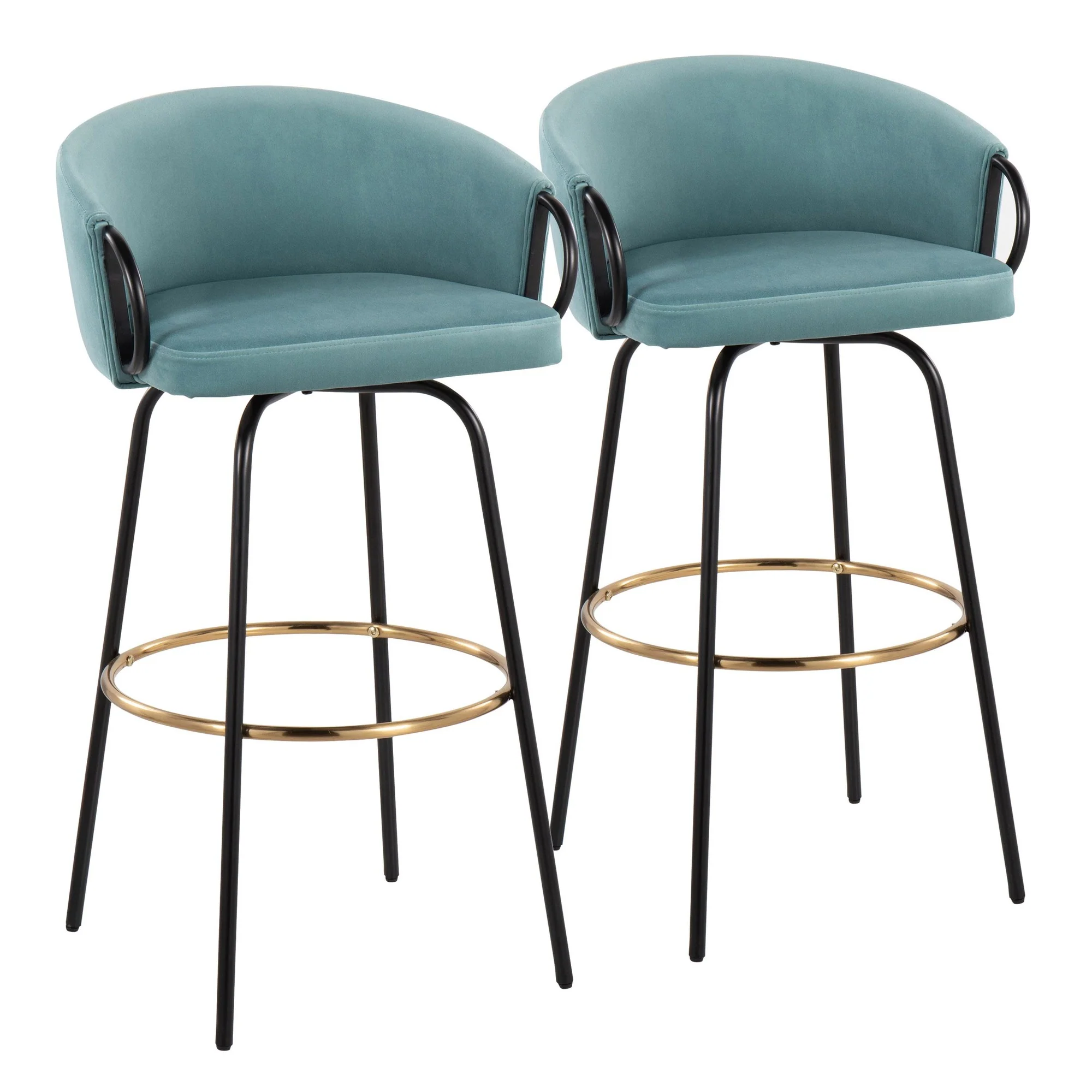Claire Barstool - Set of 2 Green By LumiSource - Image 9