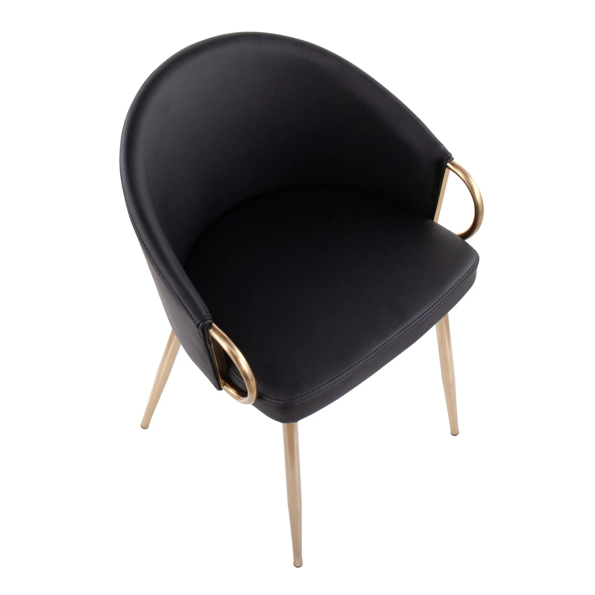 Claire Chair - Set of 2 Black By LumiSource - CH-CLAIREPU2 AUBK2 - Image 4
