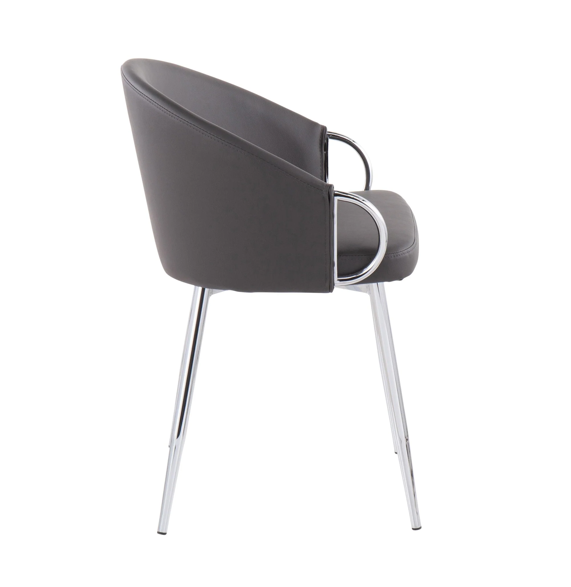 Claire Chair - Set of 2 Black By LumiSource - CH-CLAIREPU2 AUBK2 - Image 53