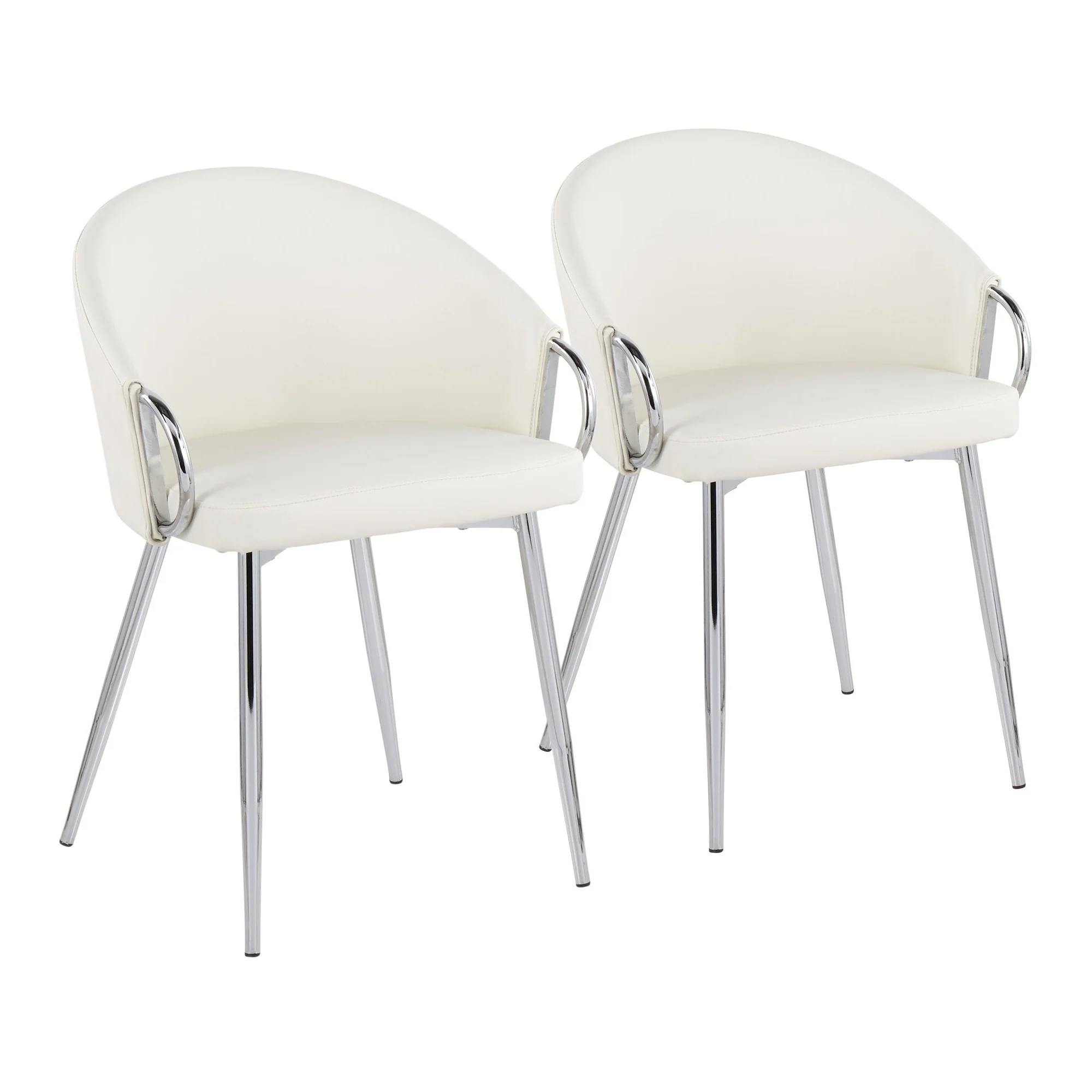 Claire Chair - Set of 2 Black By LumiSource - CH-CLAIREPU2 AUBK2 - Image 56