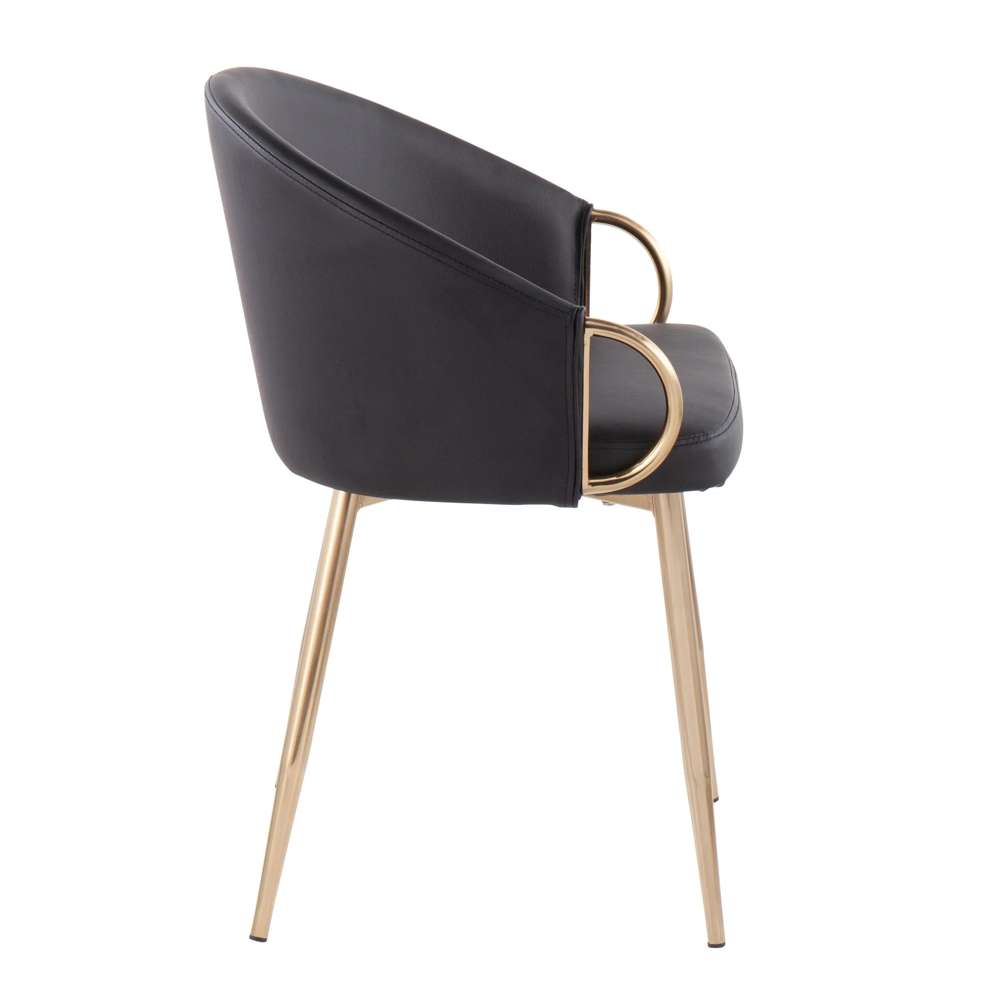 Claire Chair - Set of 2 Black By LumiSource - CH-CLAIREPU2 AUBK2 - Image 9