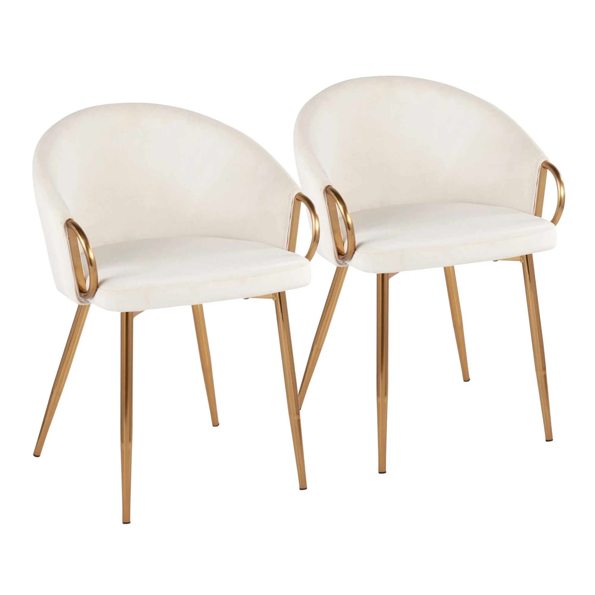 Claire Chair - Set of 2 Black By LumiSource - CH-CLAIREV2 AUBK2 - Image 12
