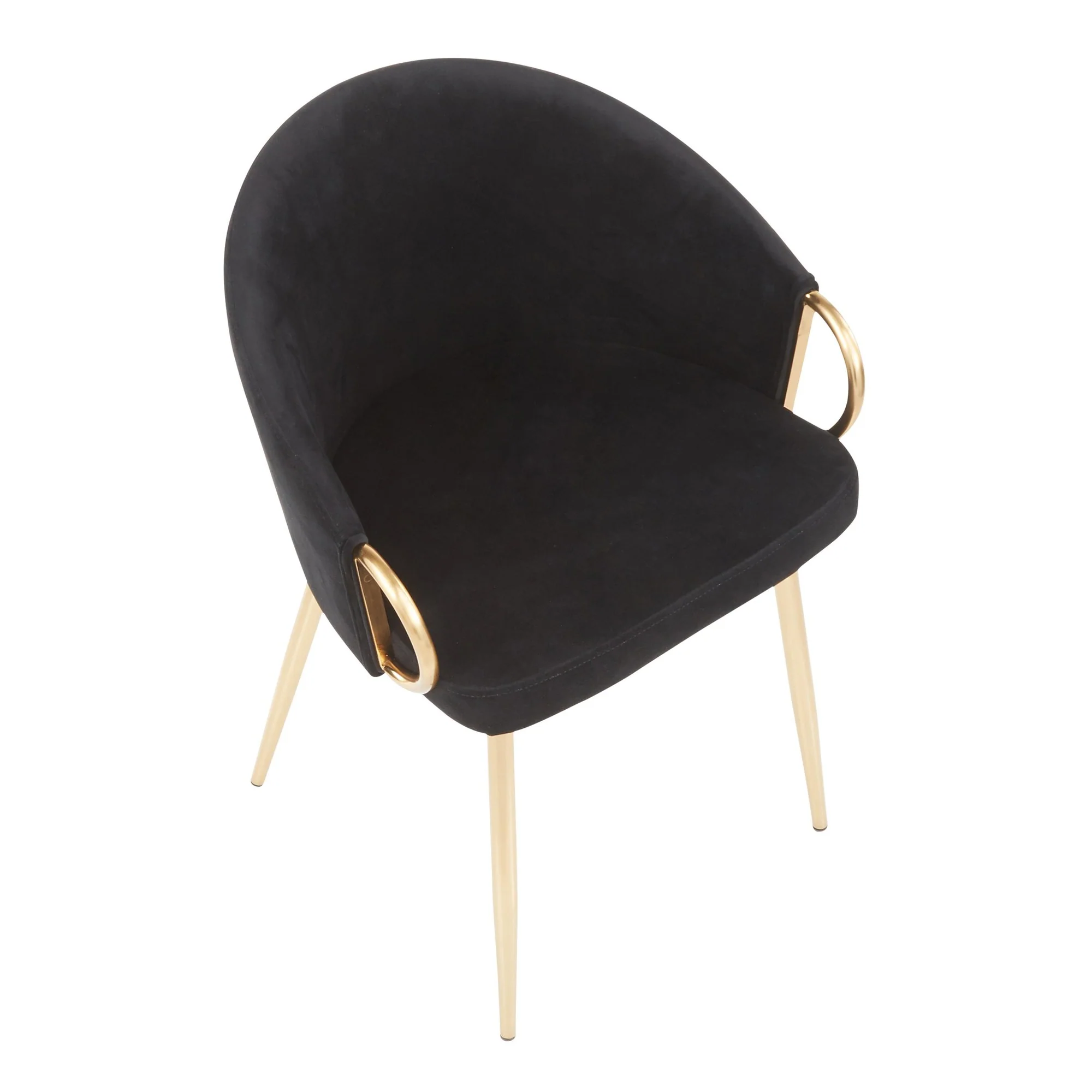 Claire Chair - Set of 2 Black By LumiSource - CH-CLAIREV2 AUBK2 - Image 4