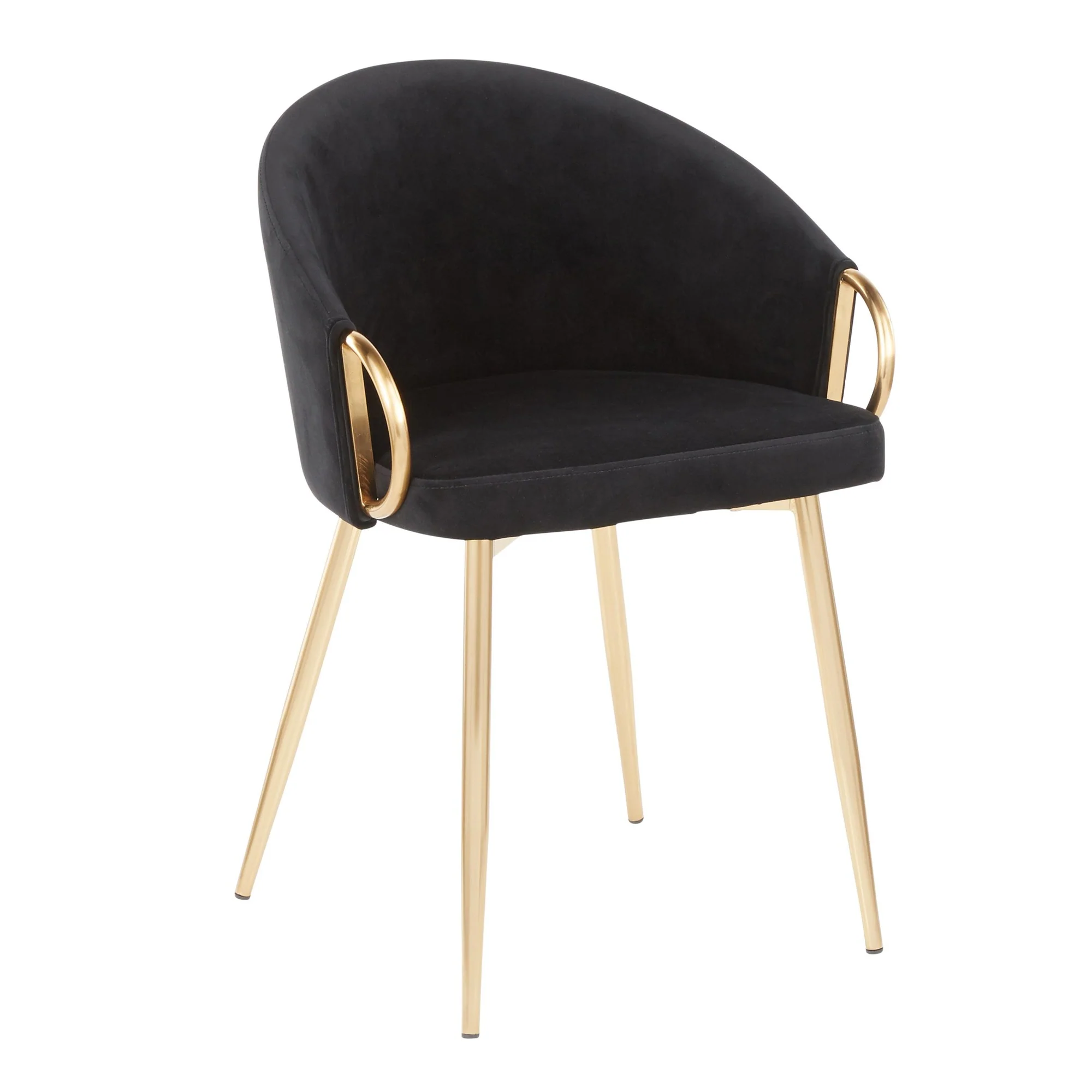 Claire Chair - Set of 2 Black By LumiSource - CH-CLAIREV2 AUBK2 - Image 8