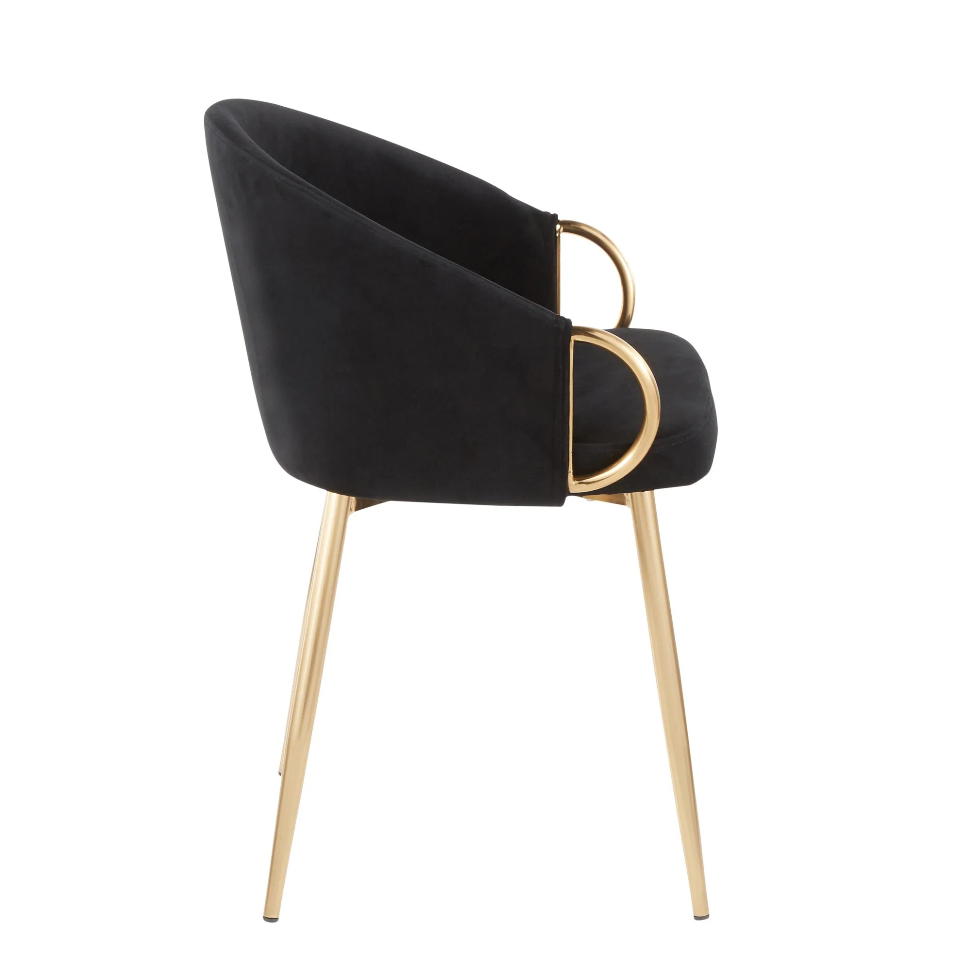 Claire Chair - Set of 2 Black By LumiSource - CH-CLAIREV2 AUBK2 - Image 9