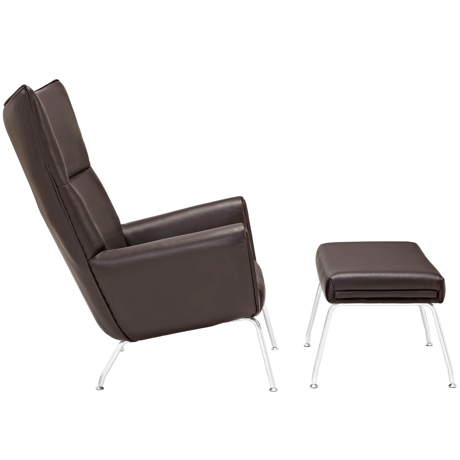 Class Leather Lounge Chair By Modway - EEI-287 - Image 3