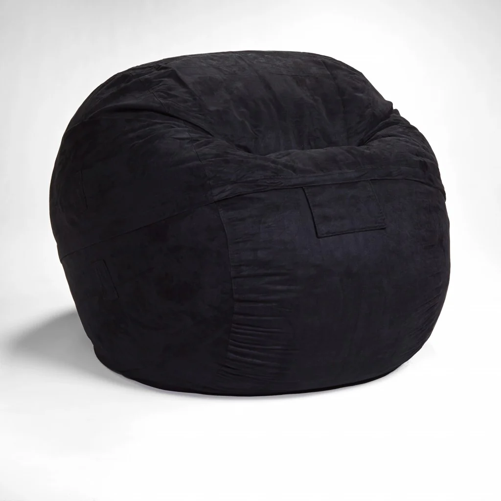Classic Cozy Royal Blue Bean Bag Chair By Homeroots - Image 11