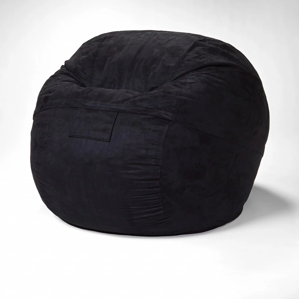 Classic Cozy Royal Blue Bean Bag Chair By Homeroots - Image 13