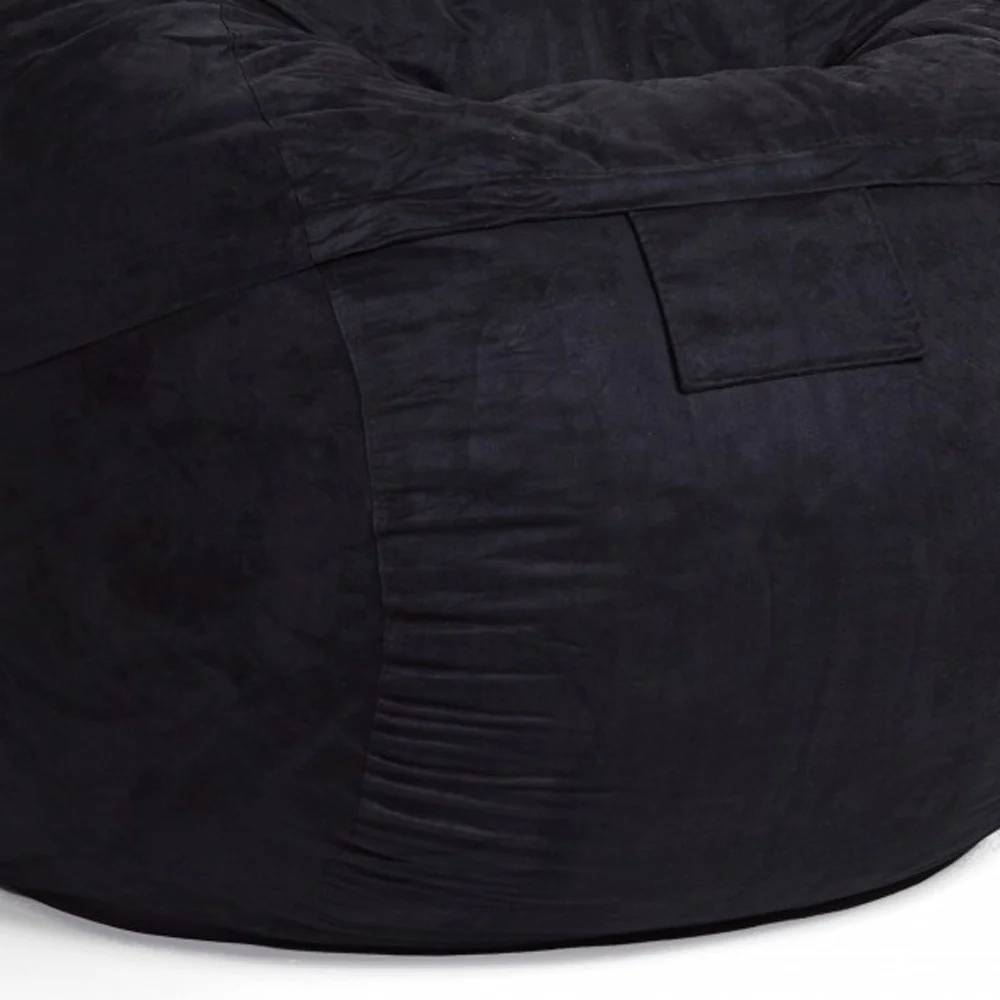 Classic Cozy Royal Blue Bean Bag Chair By Homeroots - Image 16
