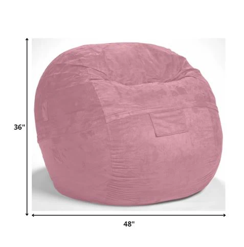 Classic Cozy Royal Blue Bean Bag Chair By Homeroots - Image 18