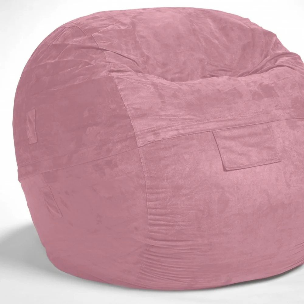 Classic Cozy Royal Blue Bean Bag Chair By Homeroots - Image 21