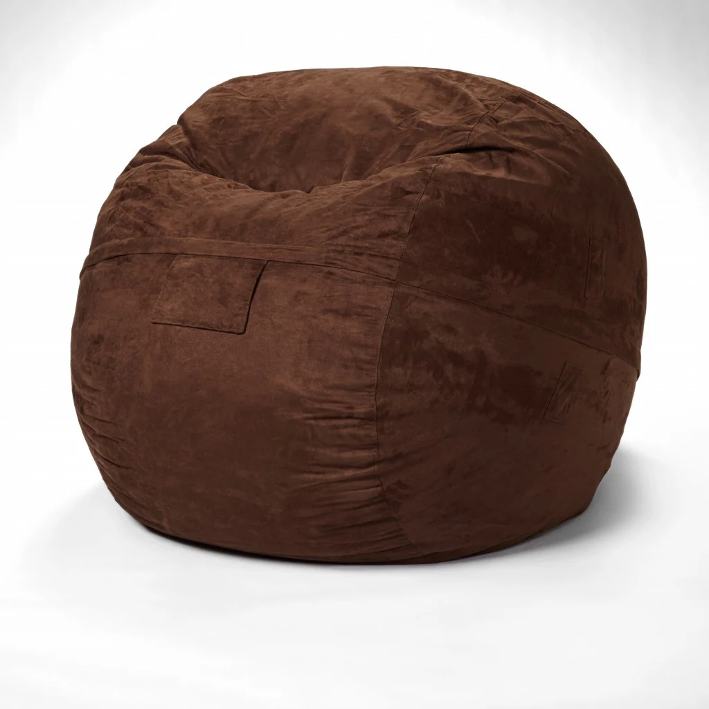 Classic Cozy Royal Blue Bean Bag Chair By Homeroots - Image 26