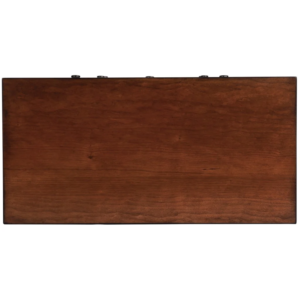 Classic Olive Ash Burl Secretary By Homeroots - Image 7