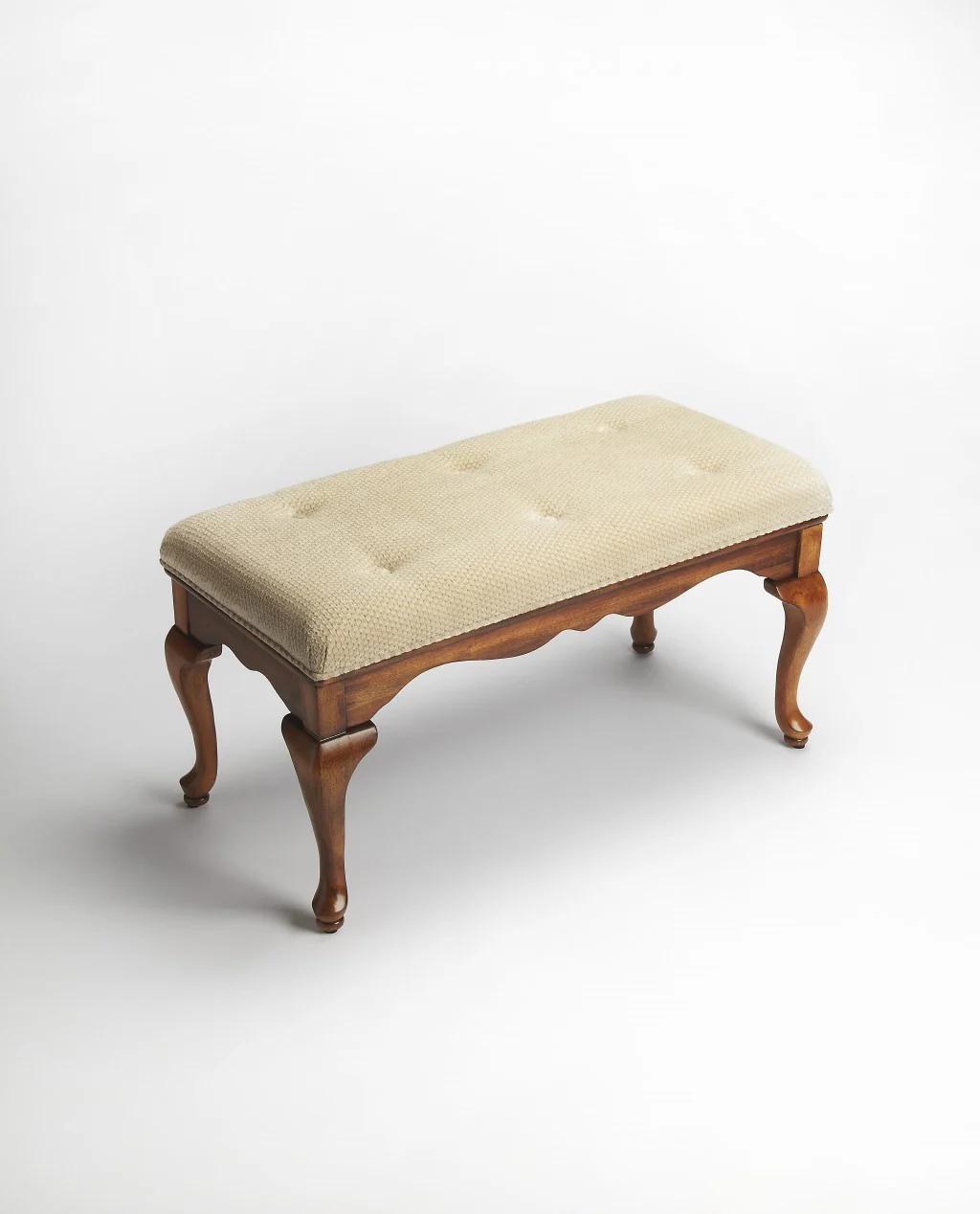 Classic Olive Brown Bench By Homeroots - Image 2