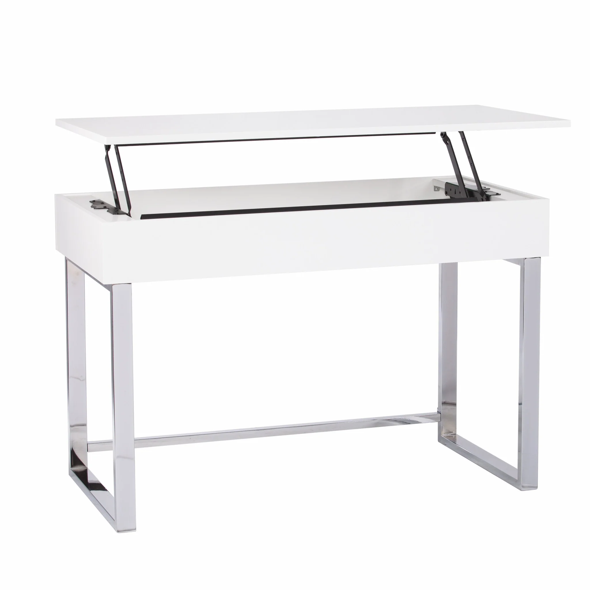 Classic White Adjustable Height Desk By Homeroots - Image 7