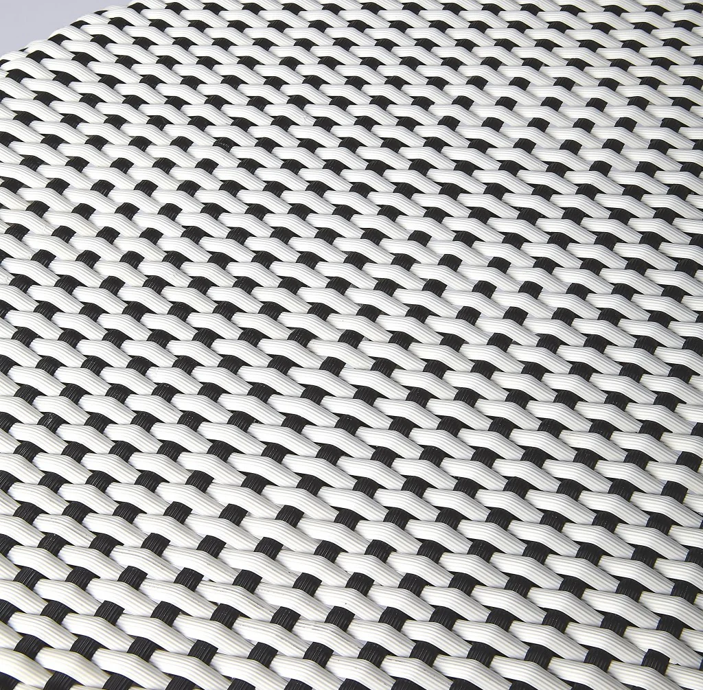 Classic White And Black Rattan Counter Stool By Homeroots - Image 6