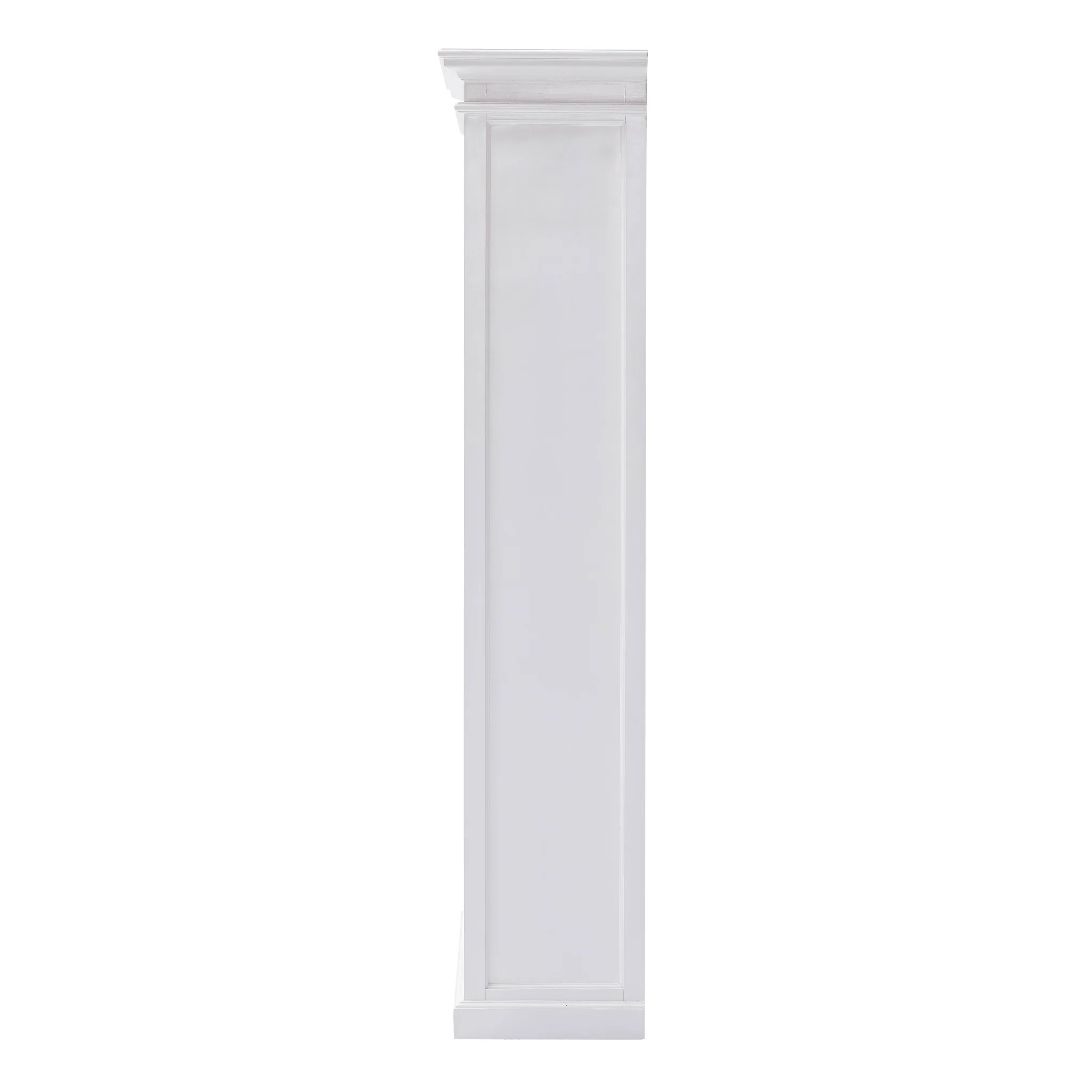 Classic White Bookcase By Homeroots - Image 5
