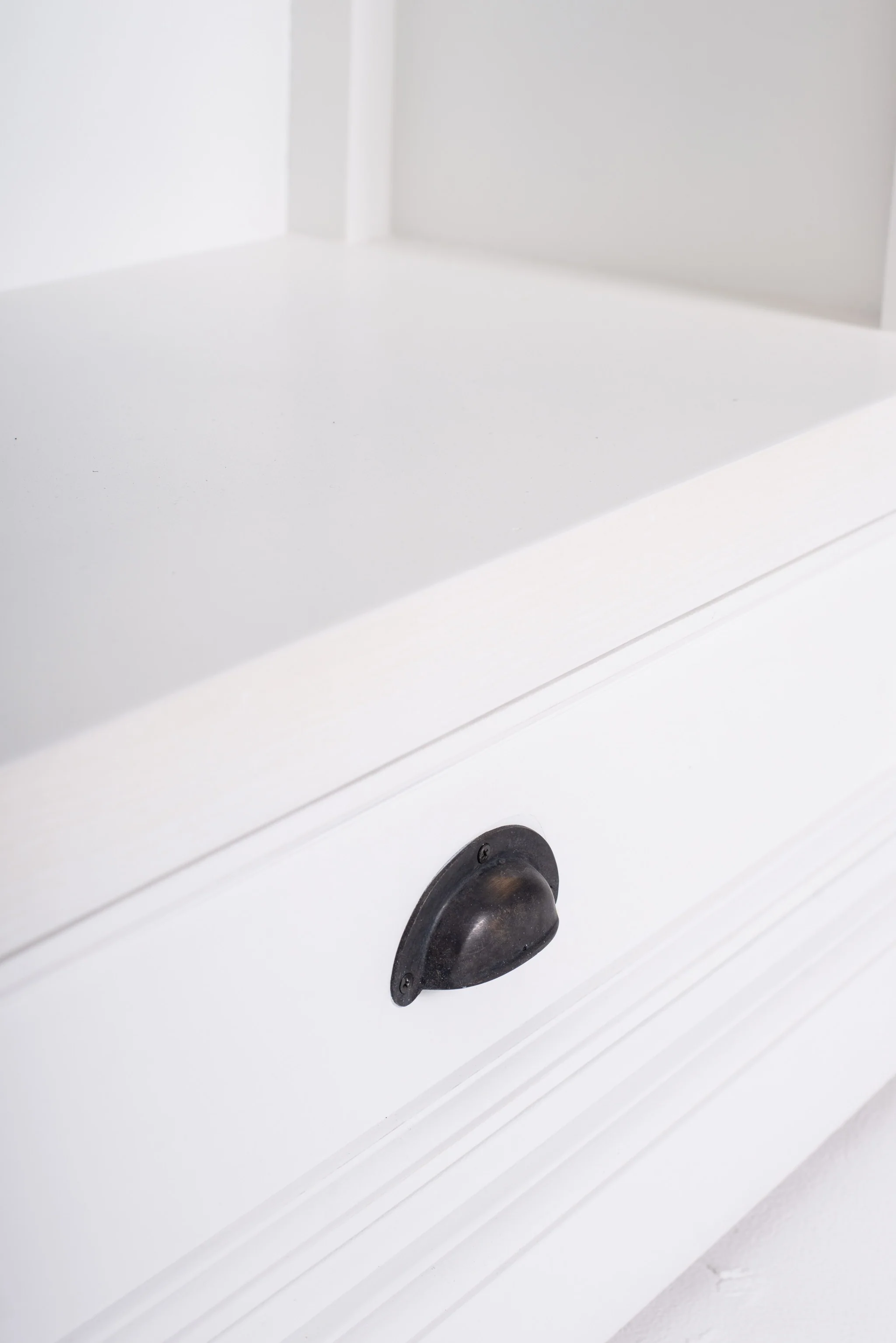 Classic White Bookcase With One Drawer By Homeroots - Image 6