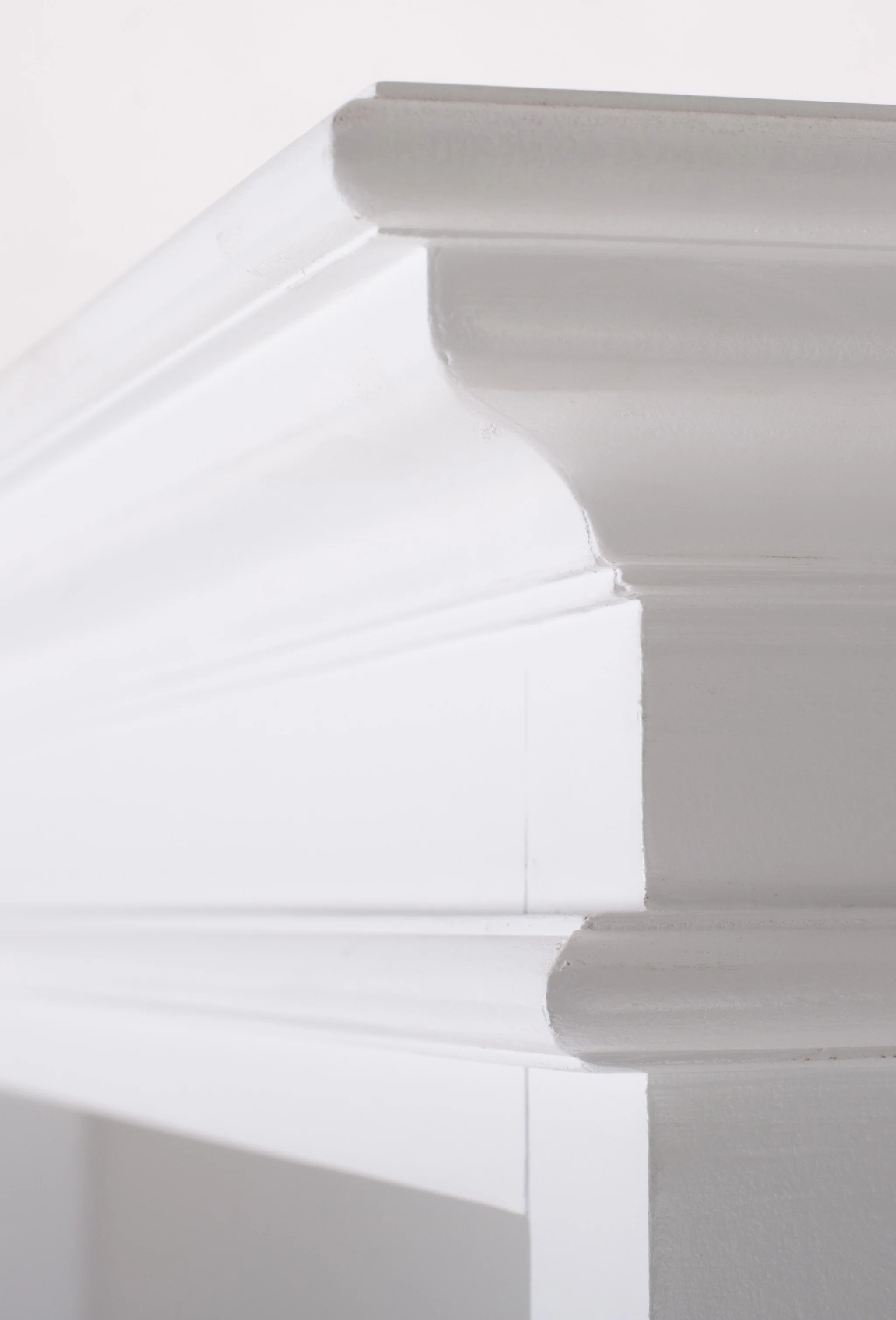 Classic White Bookcase With One Drawer By Homeroots - Image 8