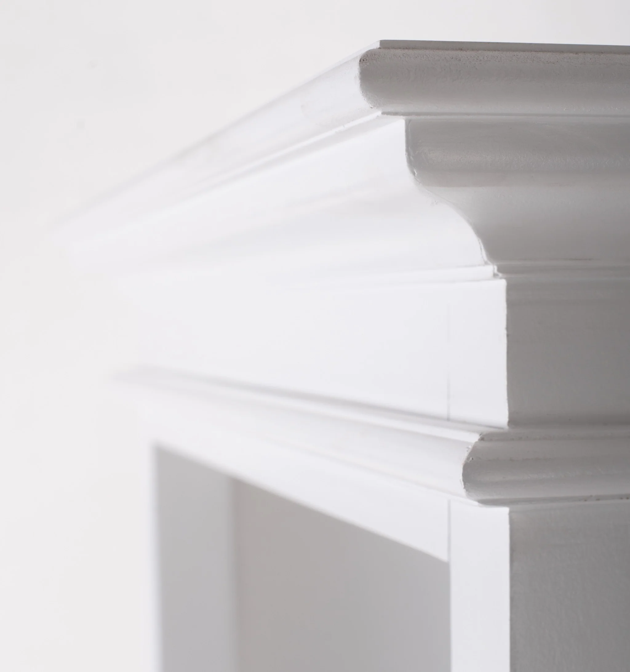 Classic White Bookcase With One Drawer By Homeroots - Image 9