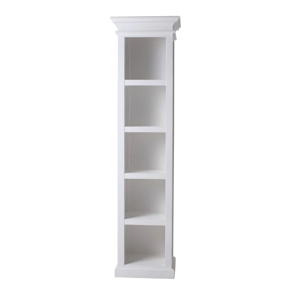 Classic White Bookshelf By Homeroots - Image 2