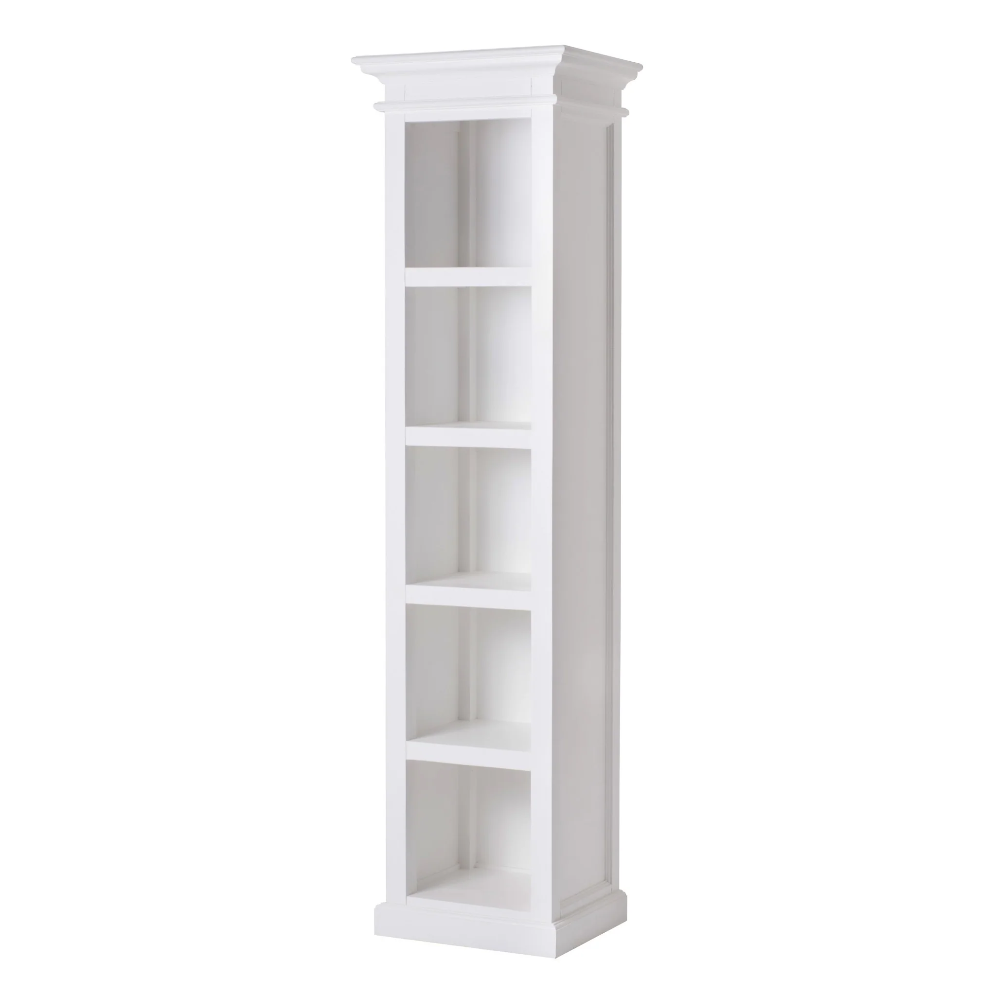Classic White Bookshelf By Homeroots - Image 3