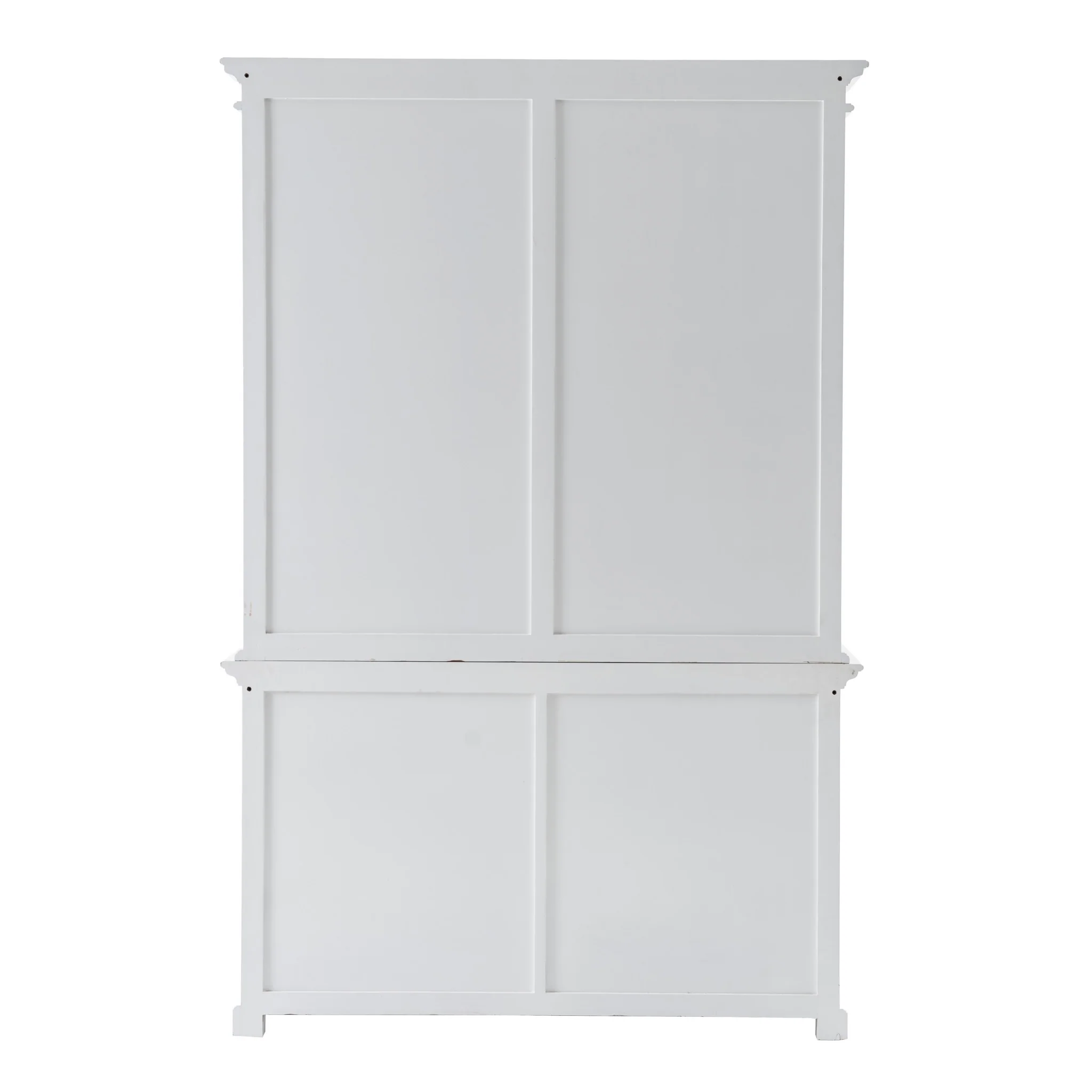 Classic White Buffet Hutch Unit with 2 Adjustable Shelves By Homeroots - Image 15
