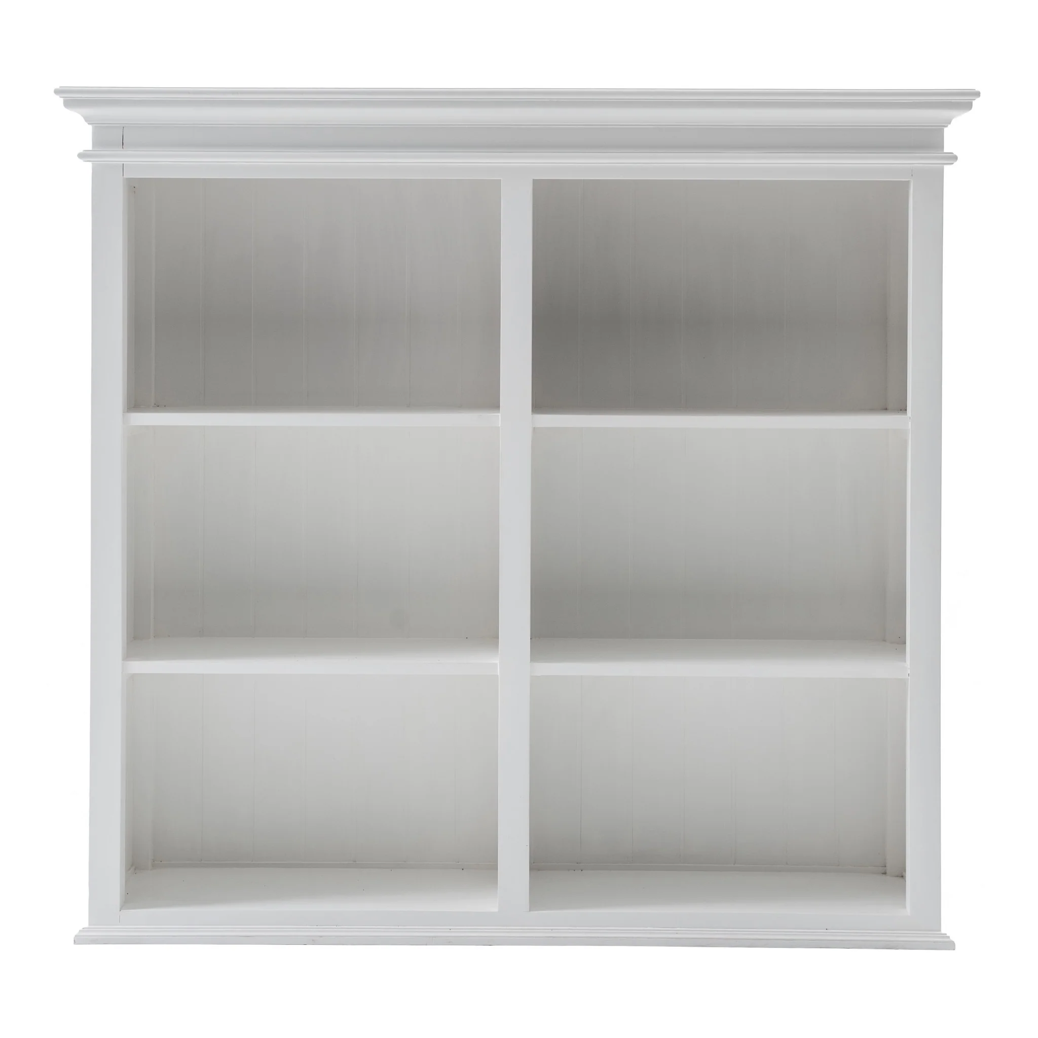 Classic White Buffet Hutch Unit with 2 Adjustable Shelves By Homeroots - Image 16