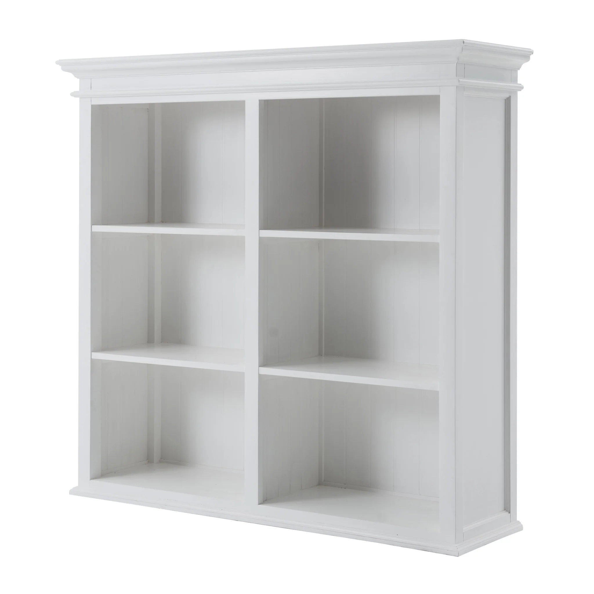 Classic White Buffet Hutch Unit with 2 Adjustable Shelves By Homeroots - Image 17