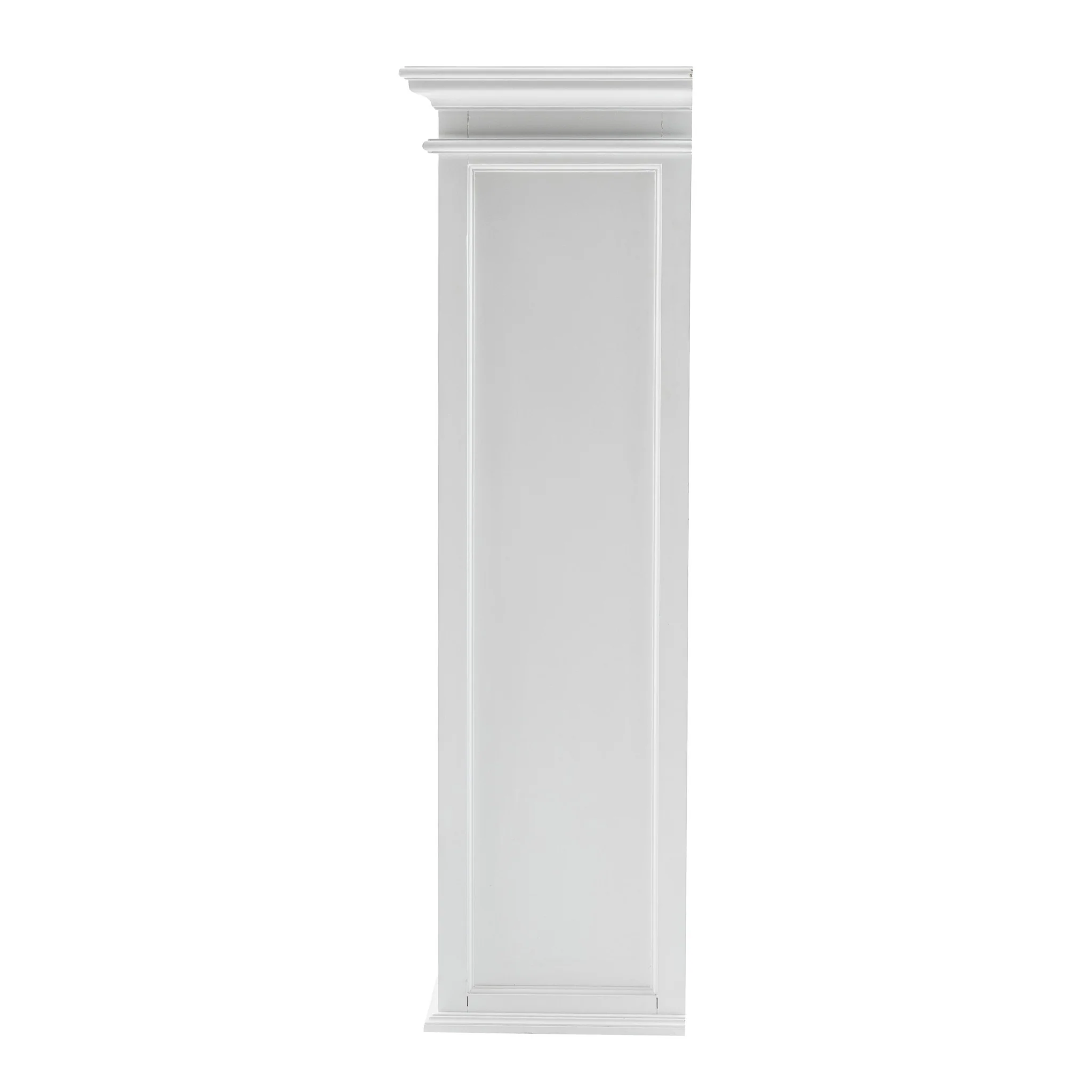 Classic White Buffet Hutch Unit with 2 Adjustable Shelves By Homeroots - Image 18