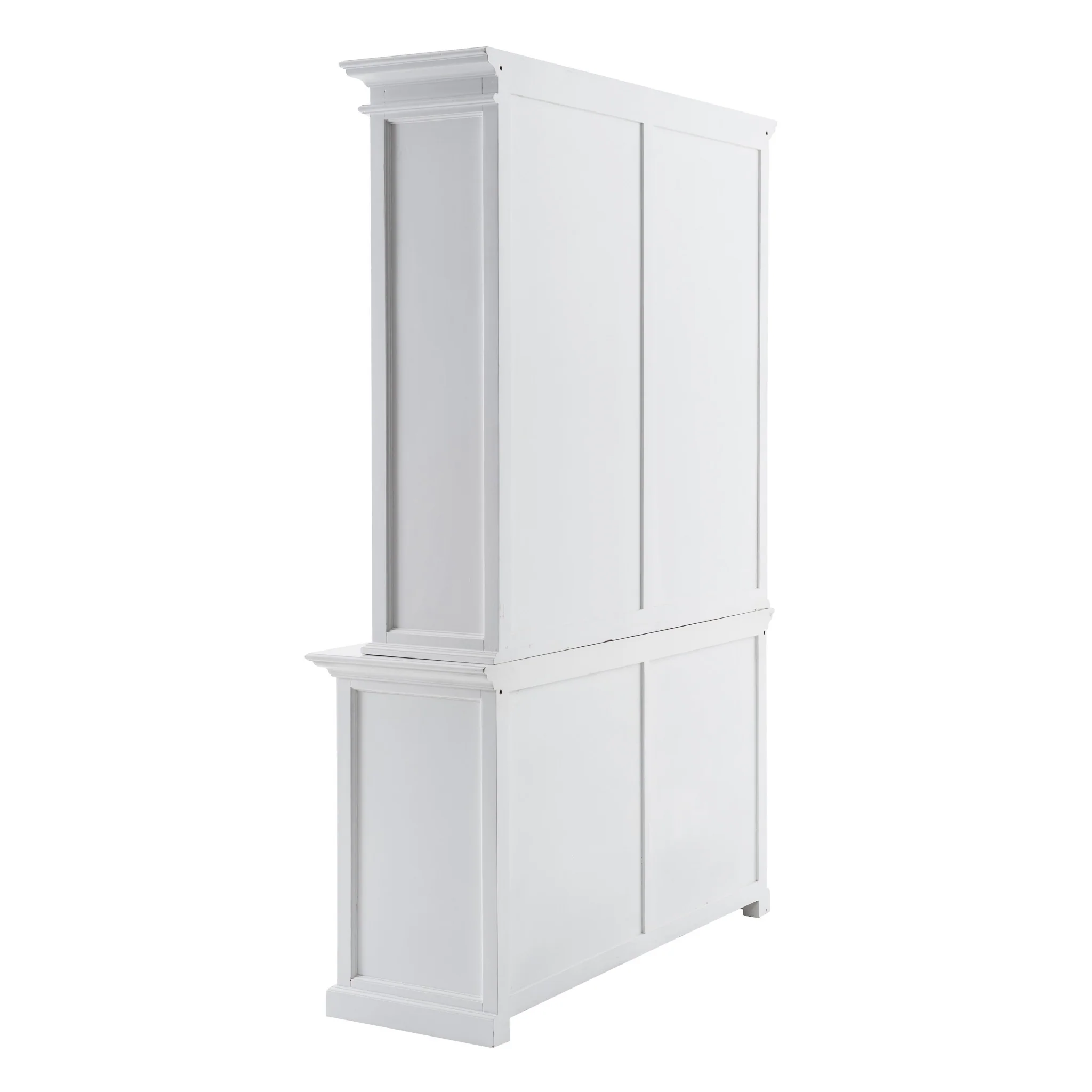 Classic White Buffet Hutch Unit with 2 Adjustable Shelves By Homeroots - Image 23