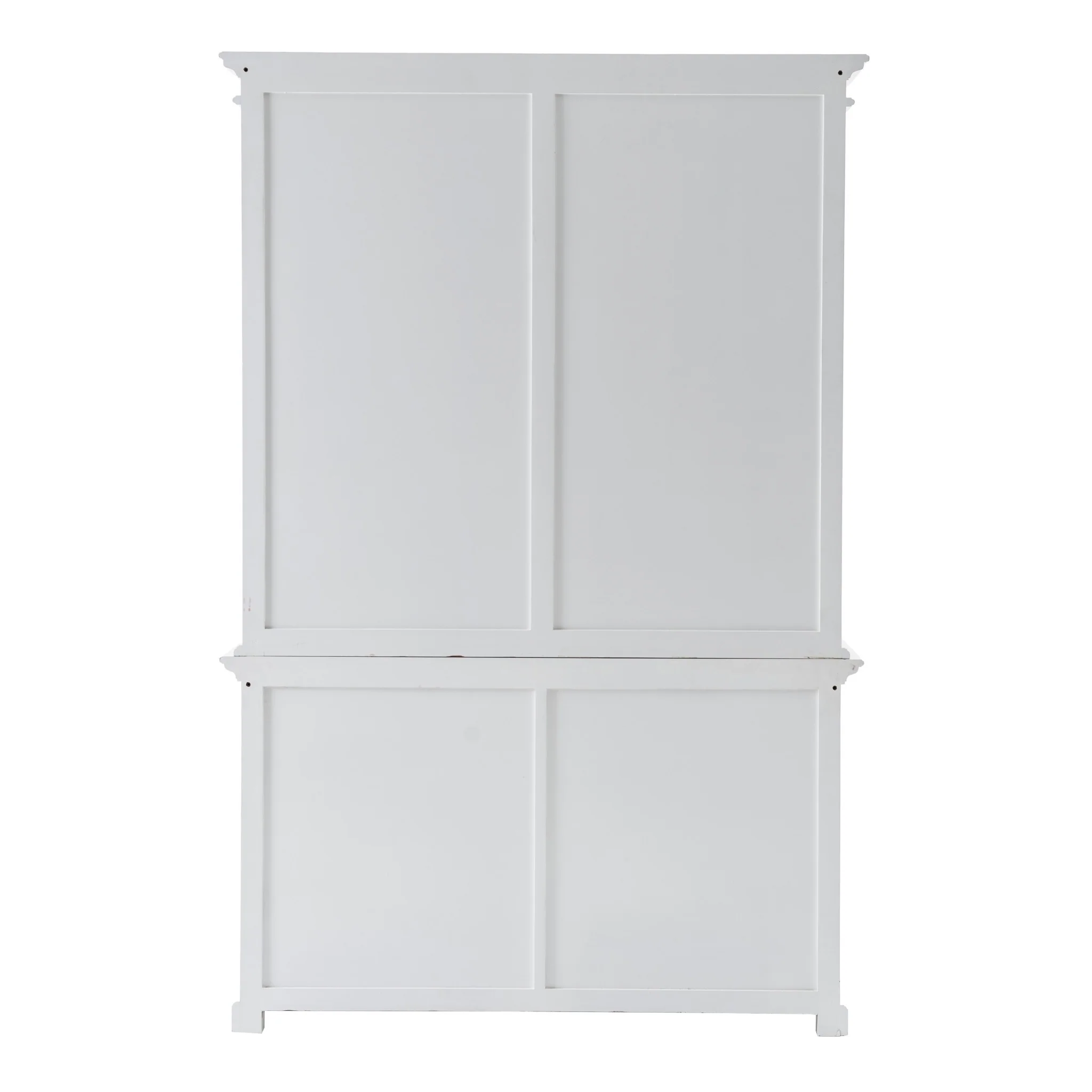 Classic White Buffet Hutch Unit with 2 Adjustable Shelves By Homeroots - Image 24