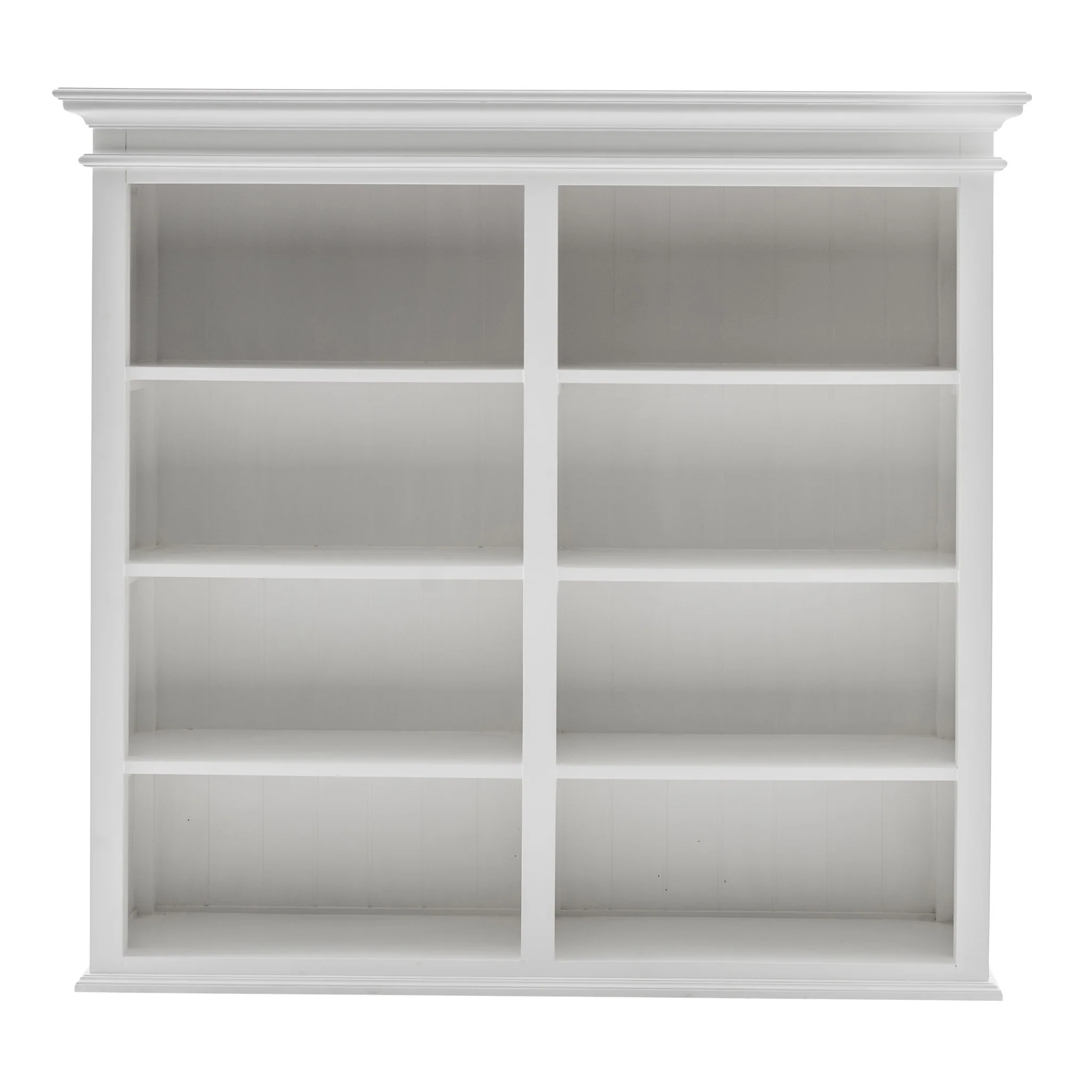 Classic White Buffet Hutch Unit with 2 Adjustable Shelves By Homeroots - Image 25