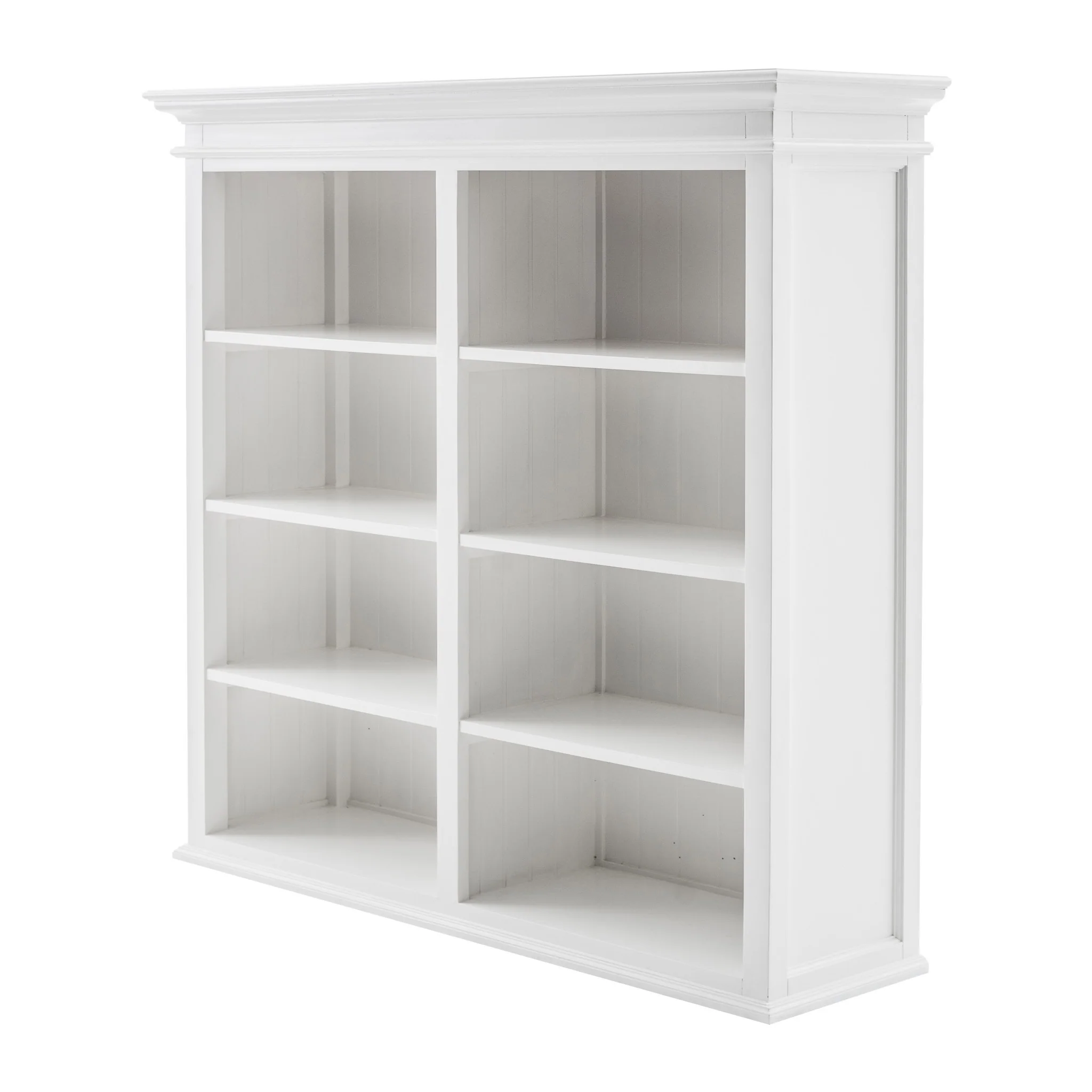 Classic White Buffet Hutch Unit with 2 Adjustable Shelves By Homeroots - Image 26