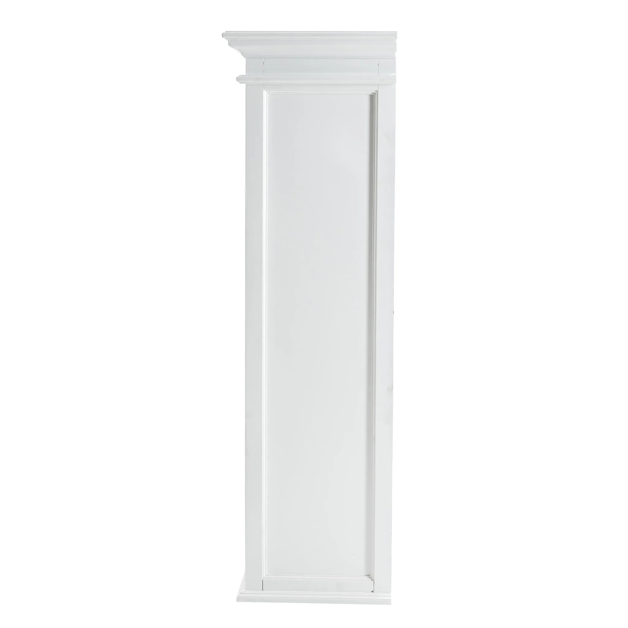 Classic White Buffet Hutch Unit with 2 Adjustable Shelves By Homeroots - Image 9