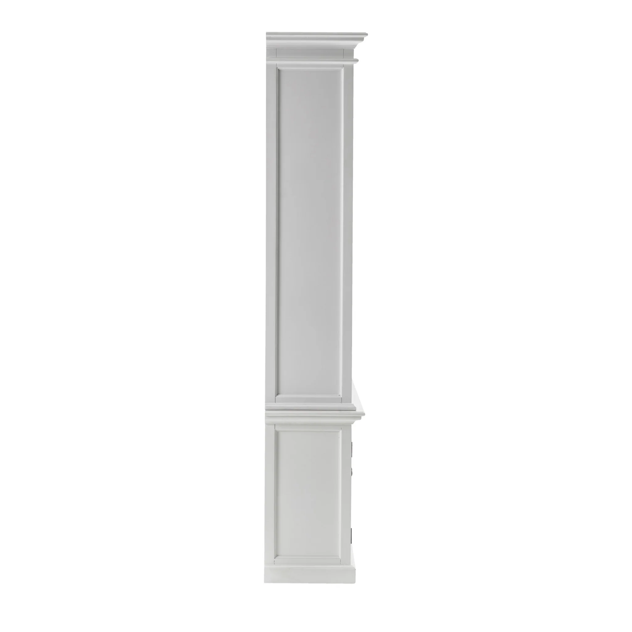 Classic White Double Bay Hutch Unit By Homeroots - Image 4