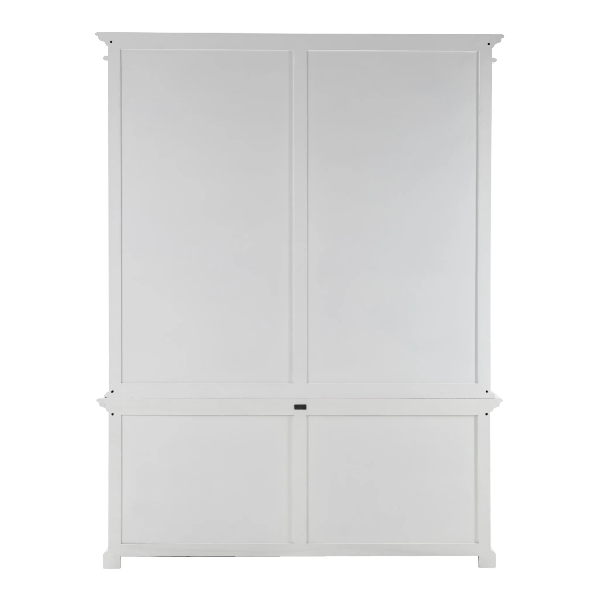 Classic White Double Bay Hutch Unit By Homeroots - Image 5