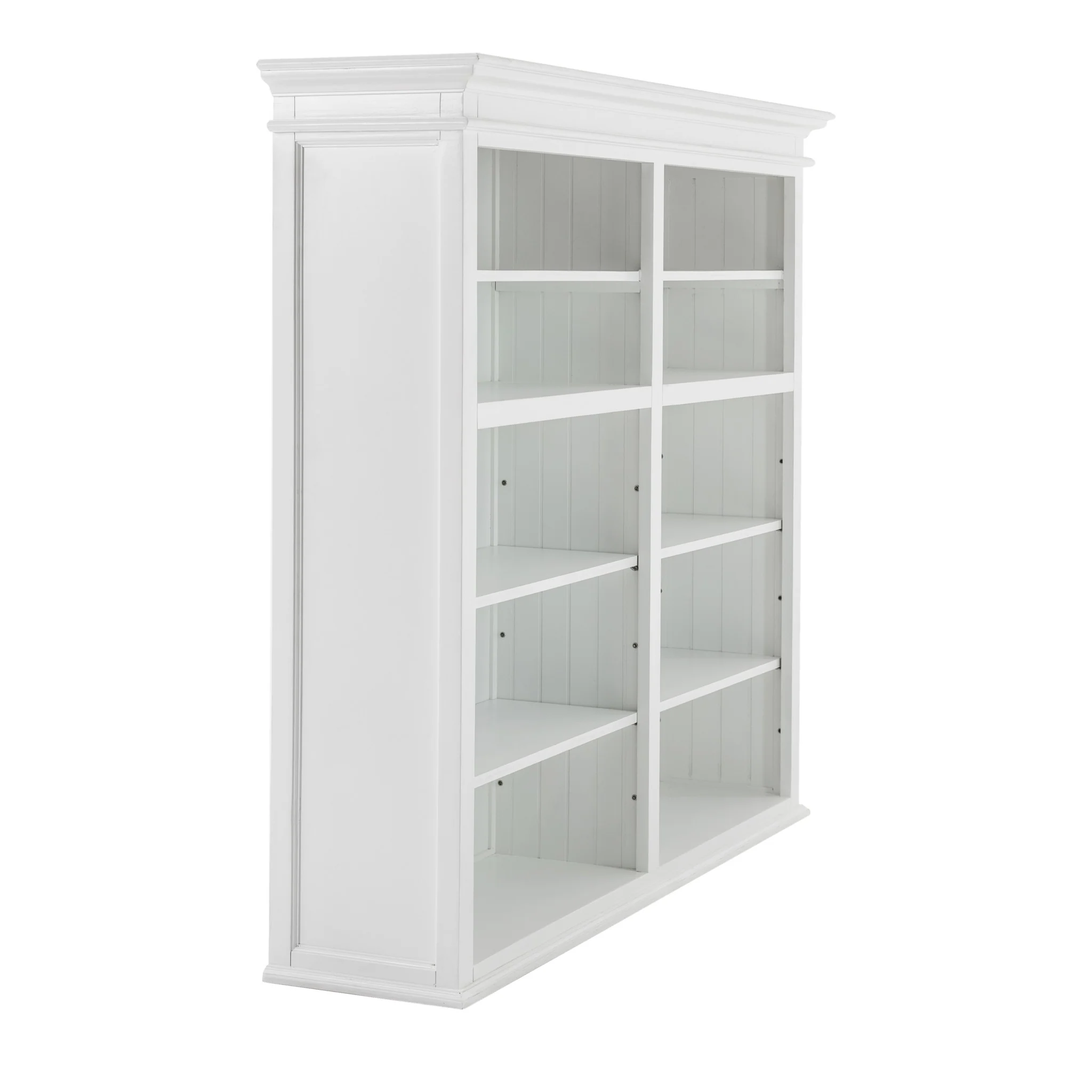 Classic White Double Bay Hutch Unit By Homeroots - Image 7