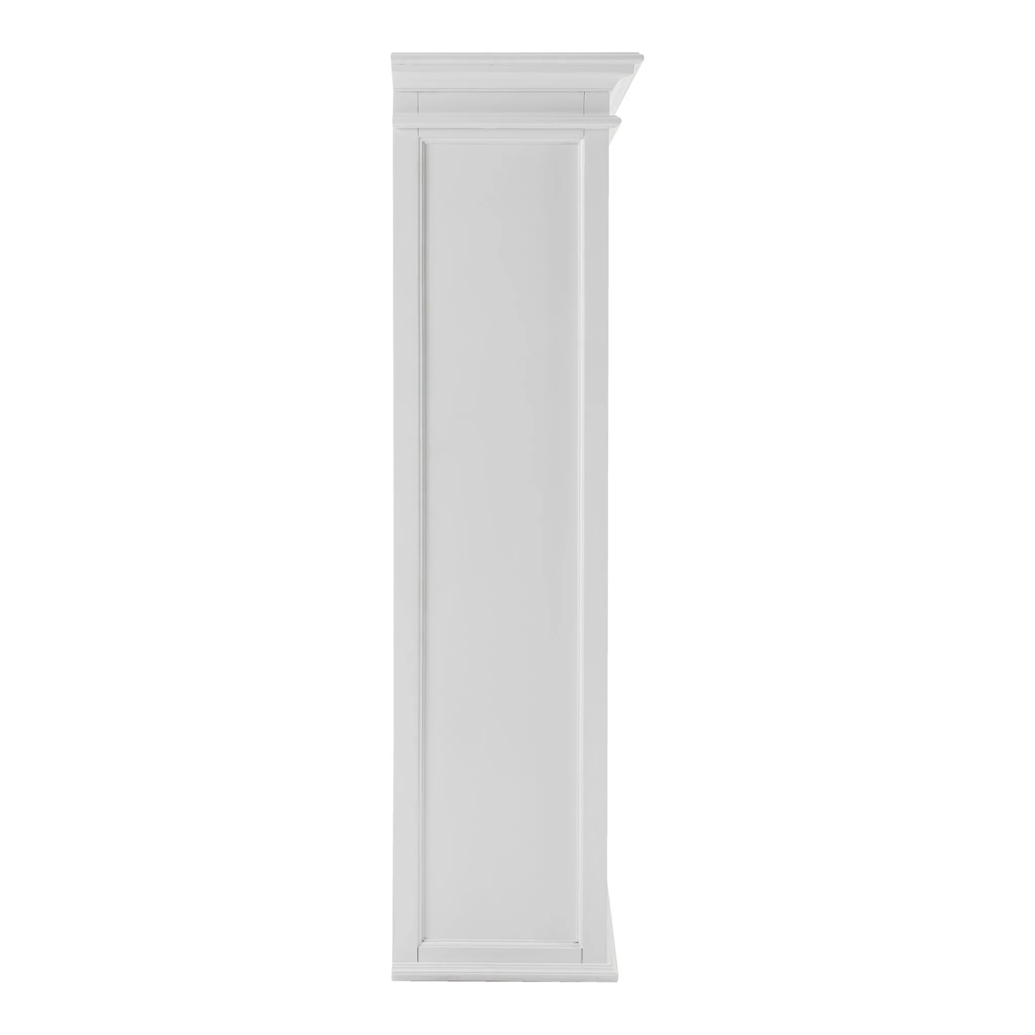 Classic White Double Bay Hutch Unit By Homeroots - Image 8