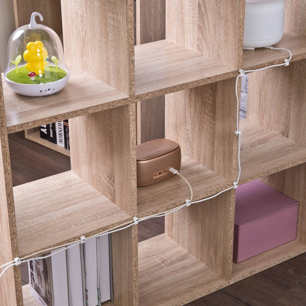 Classic White Finish Six Cubby Stepped Bookcase By Homeroots - Image 16