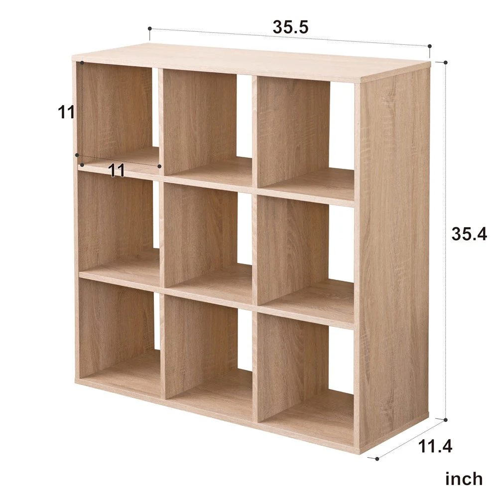 Classic White Finish Six Cubby Stepped Bookcase By Homeroots - Image 18