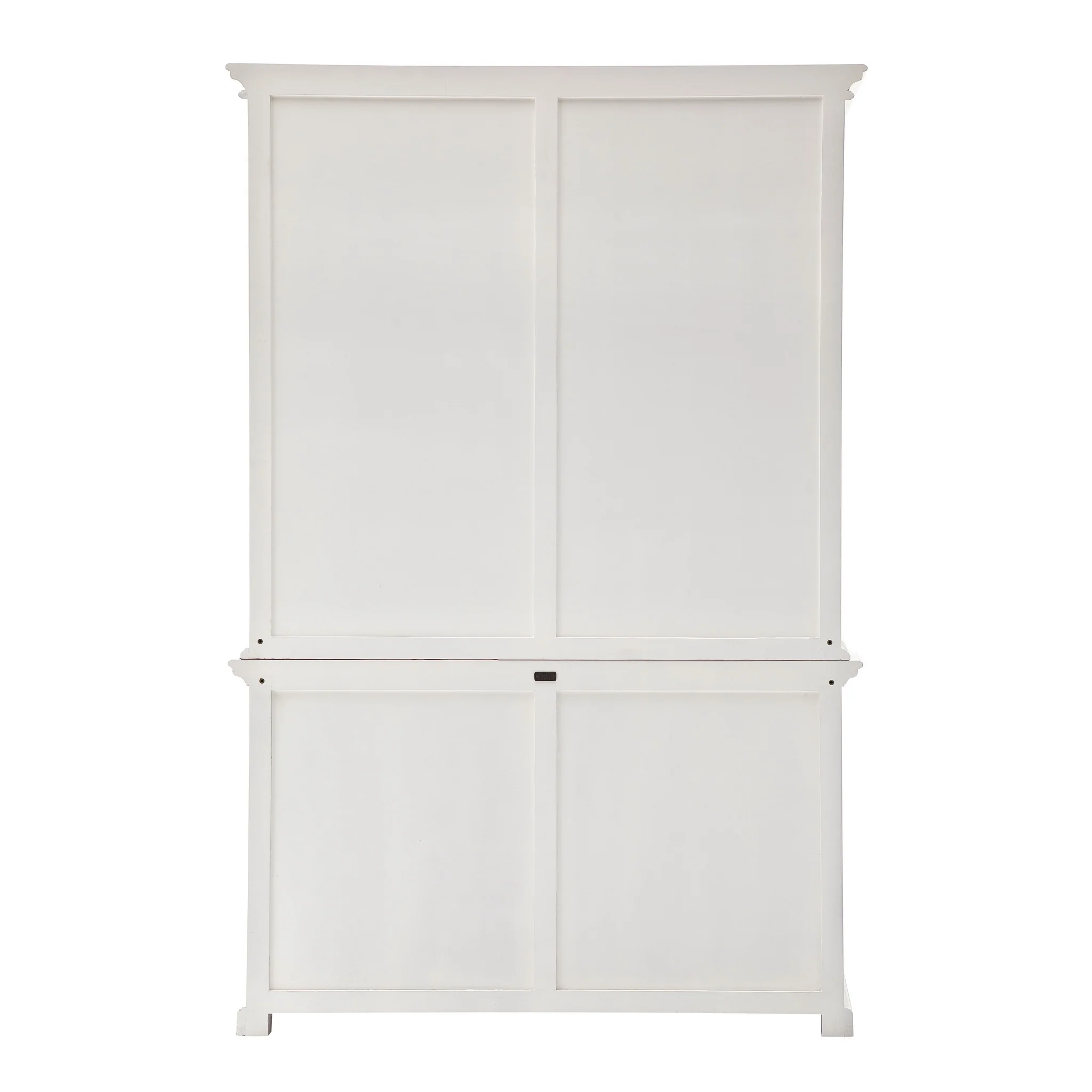 Classic White Hutch Cabinet By Homeroots - Image 5
