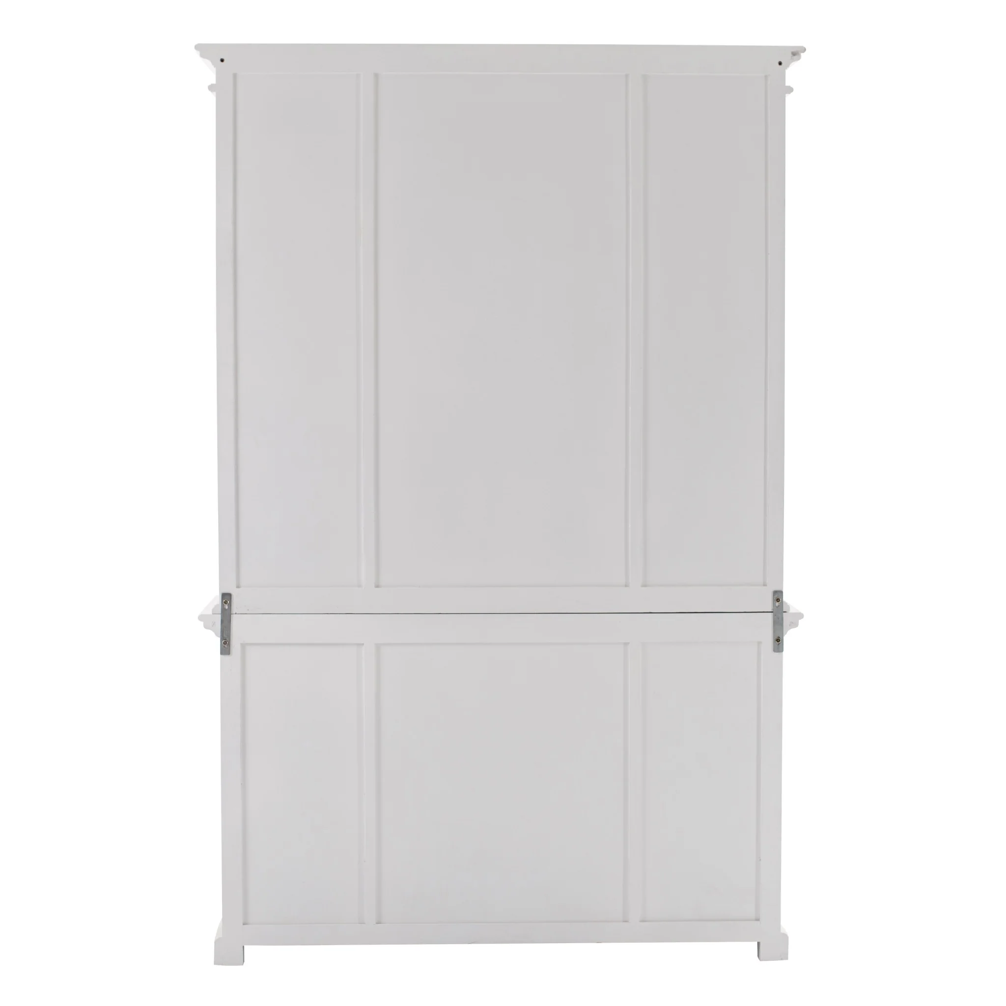 Classic White Kitchen Hutch By Homeroots - Image 5