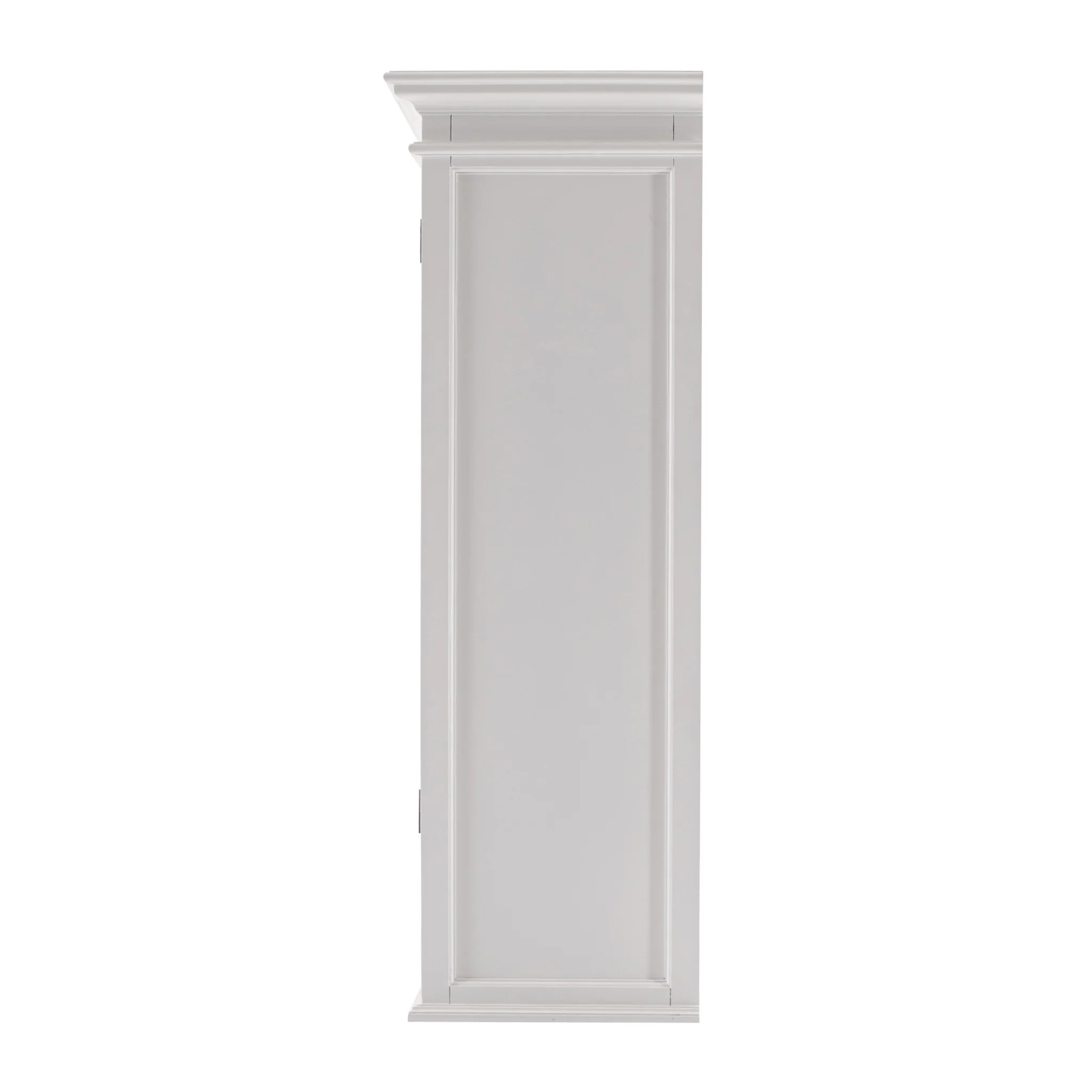 Classic White Kitchen Hutch By Homeroots - Image 8