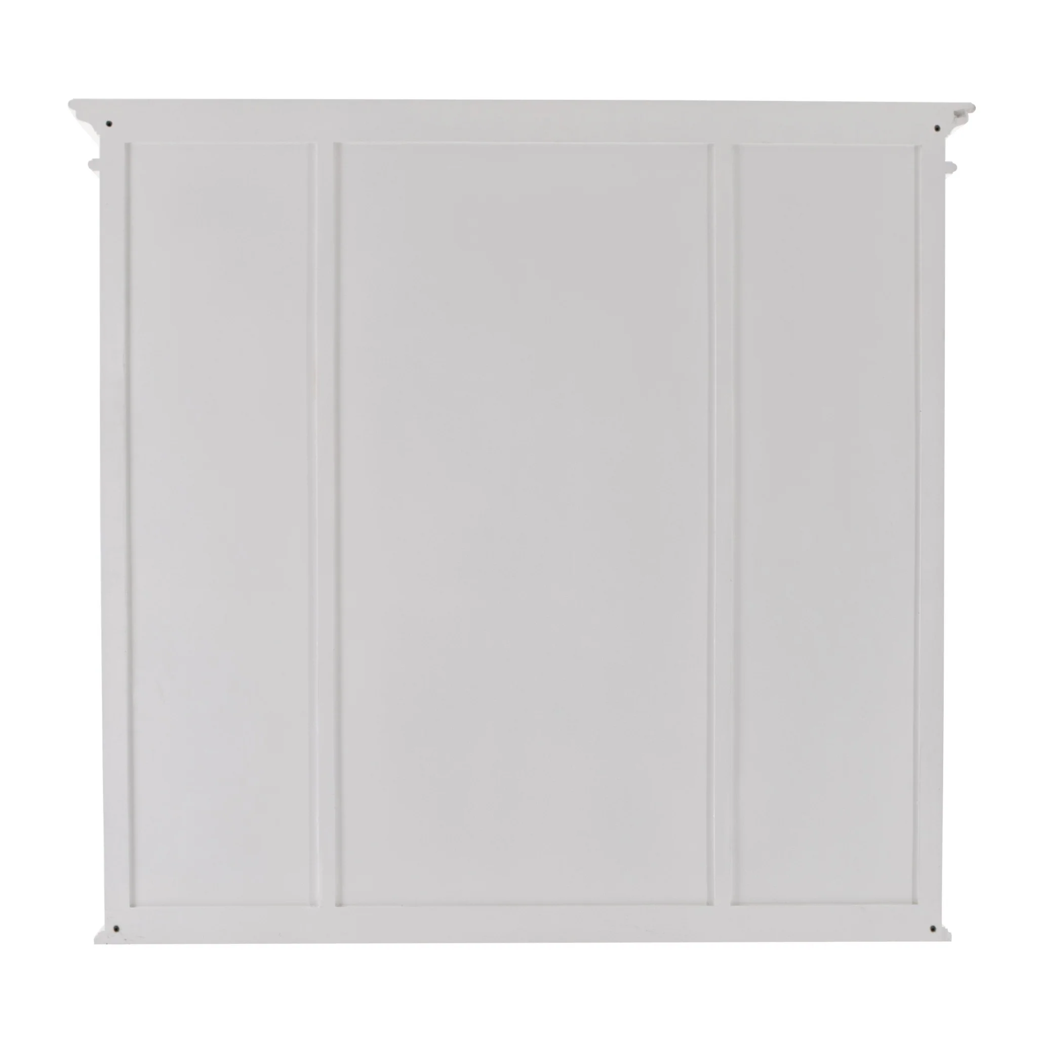 Classic White Kitchen Hutch By Homeroots - Image 9
