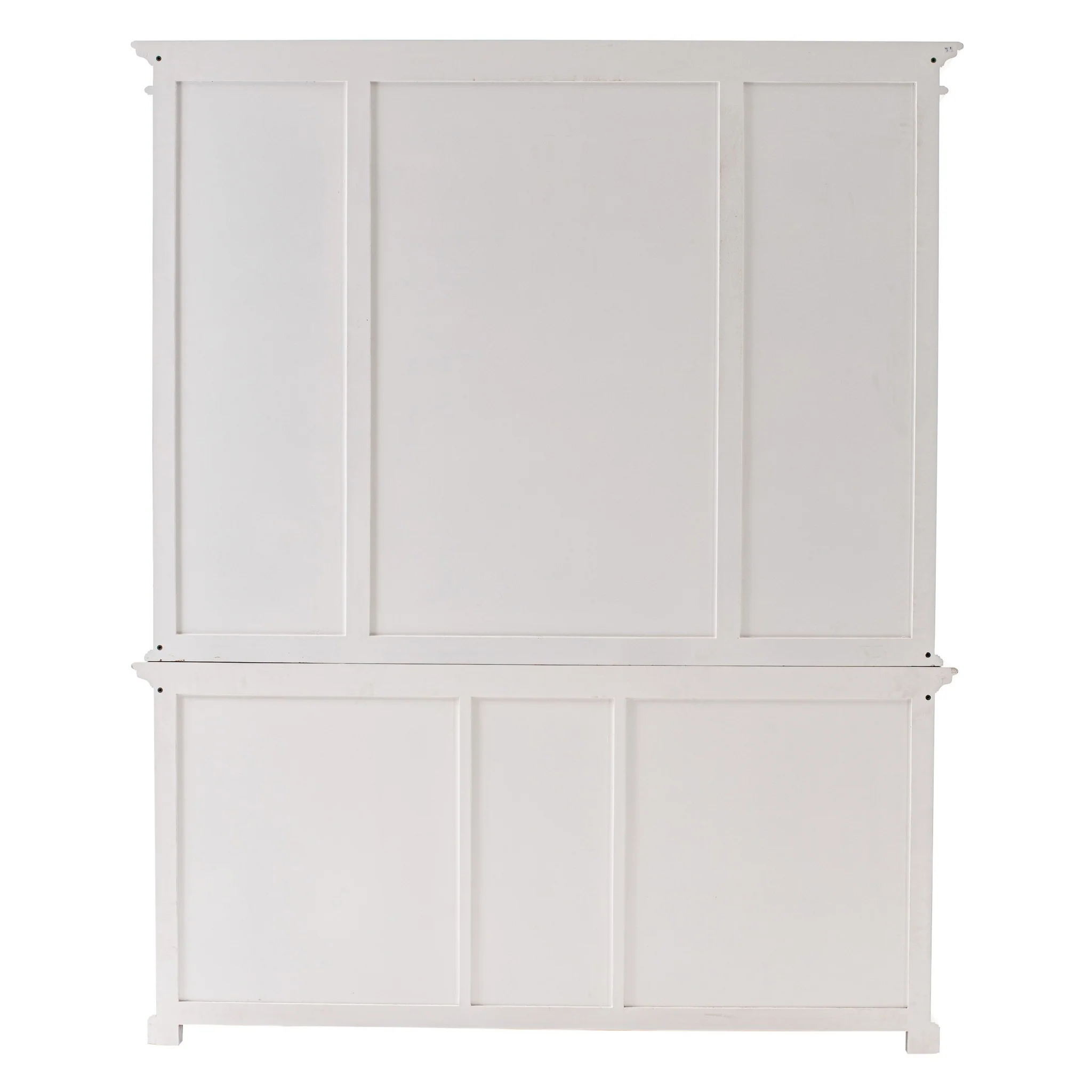 Classic White Large Kitchen Hutch By Homeroots - Image 5