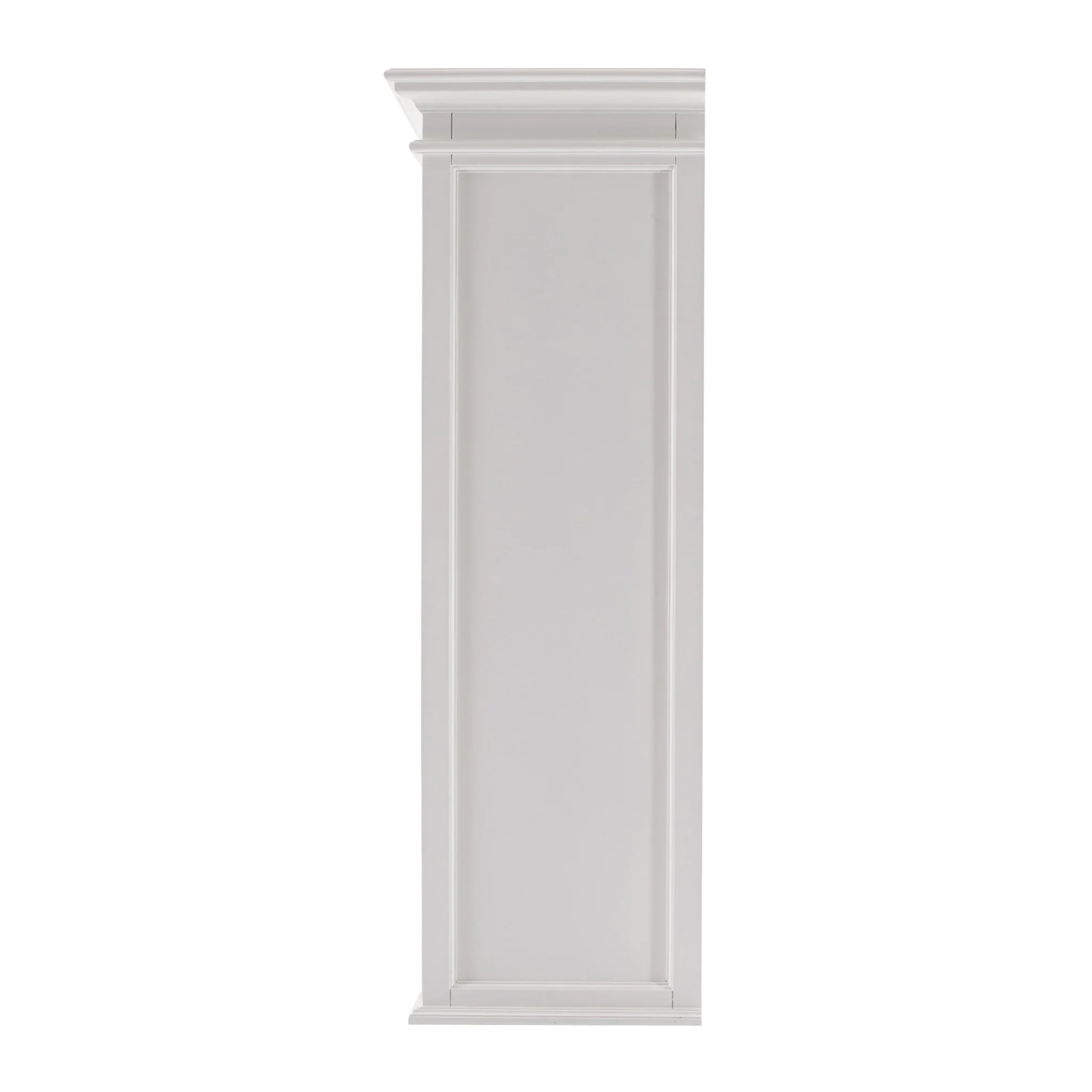 Classic White Large Kitchen Hutch By Homeroots - Image 8