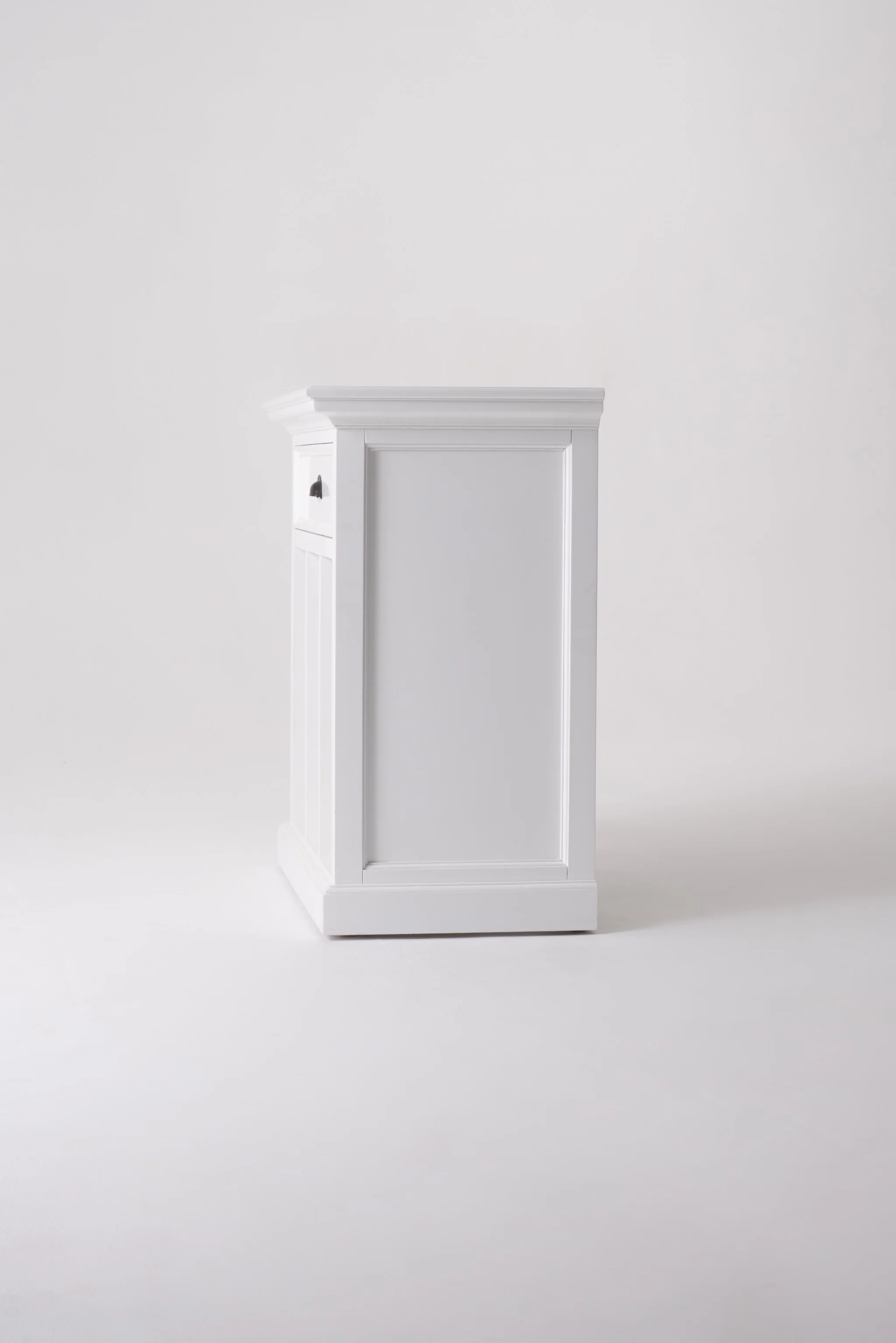 Classic White Large Nightstand With Dividers By Homeroots - Image 6