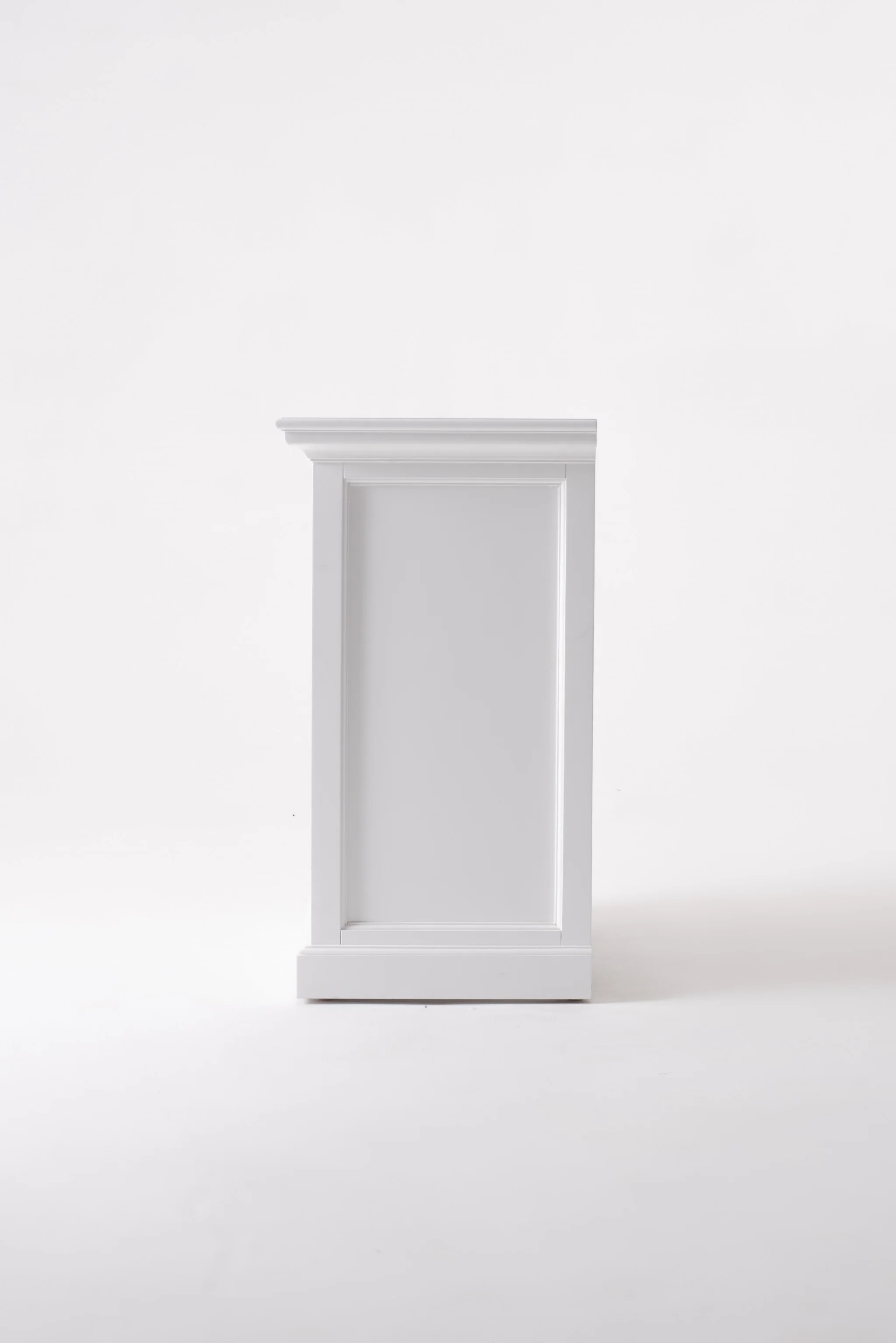 Classic White Large Nightstand With Dividers By Homeroots - Image 7
