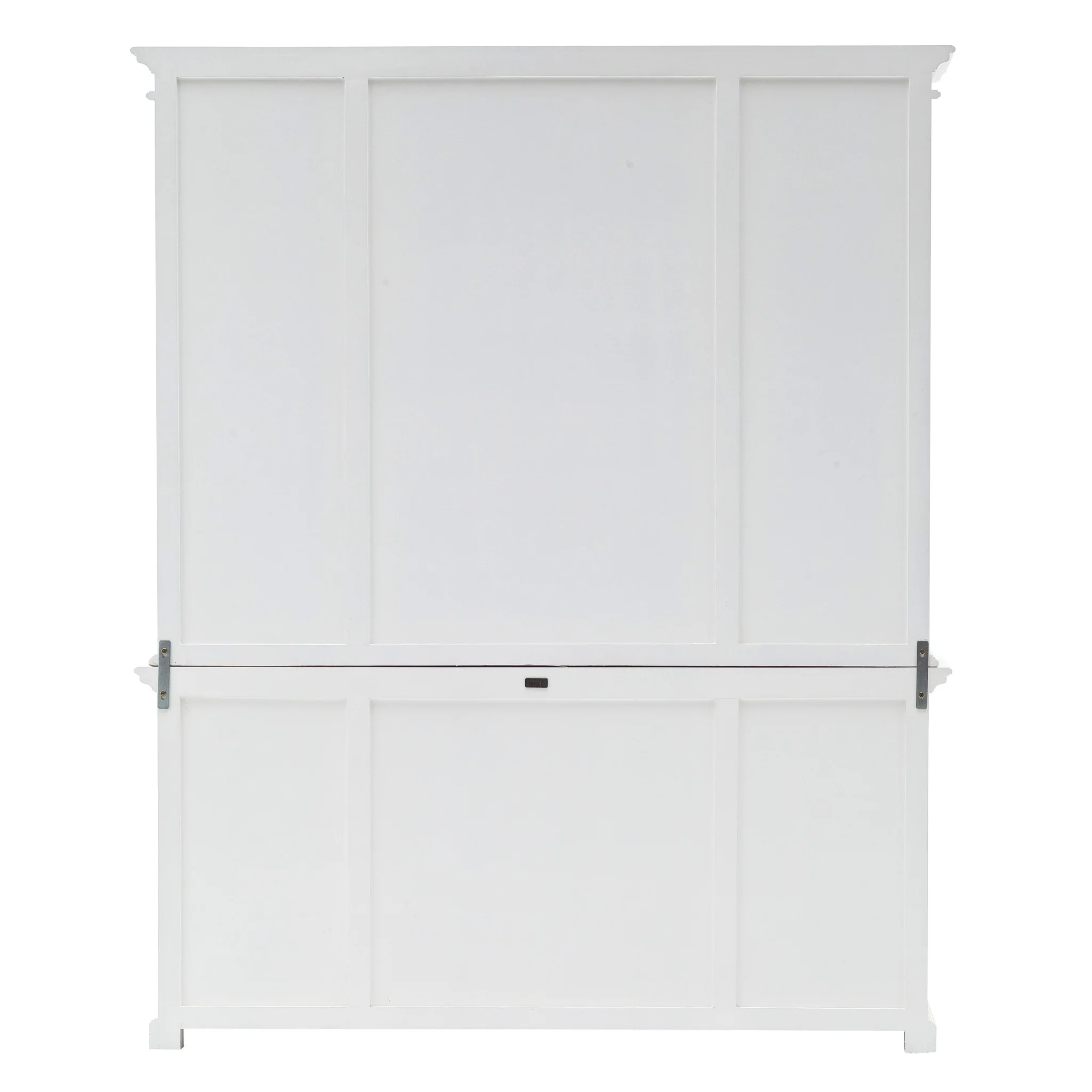 Classic White Library Hutch with Basket Set By Homeroots - Image 8
